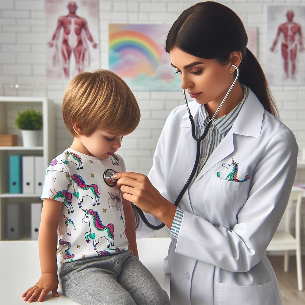 Bluza w jednorożce, czyli jak ucieszyć małego pacjenta.