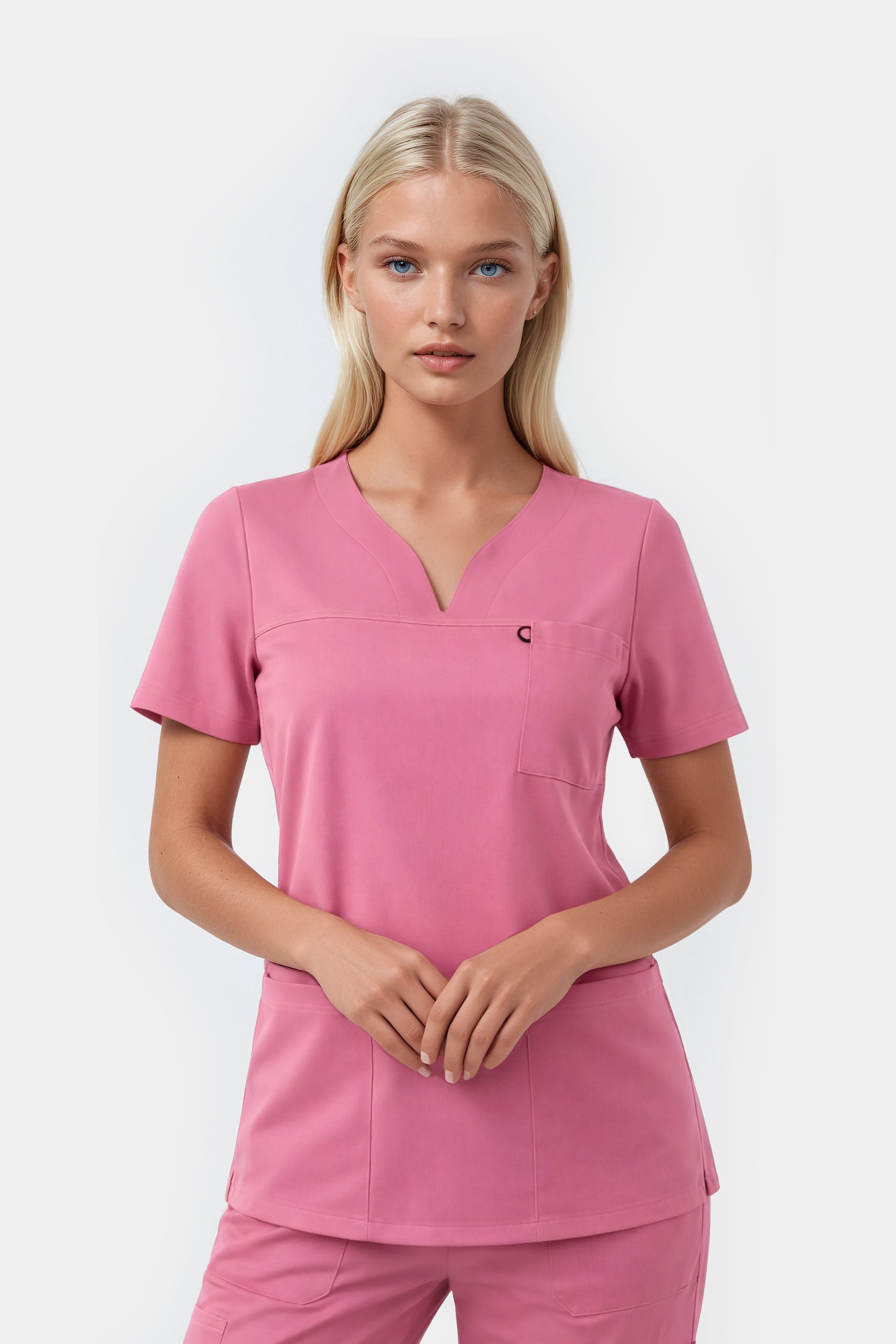 Bluza medyczna damska Amelia - kolor ash pink
