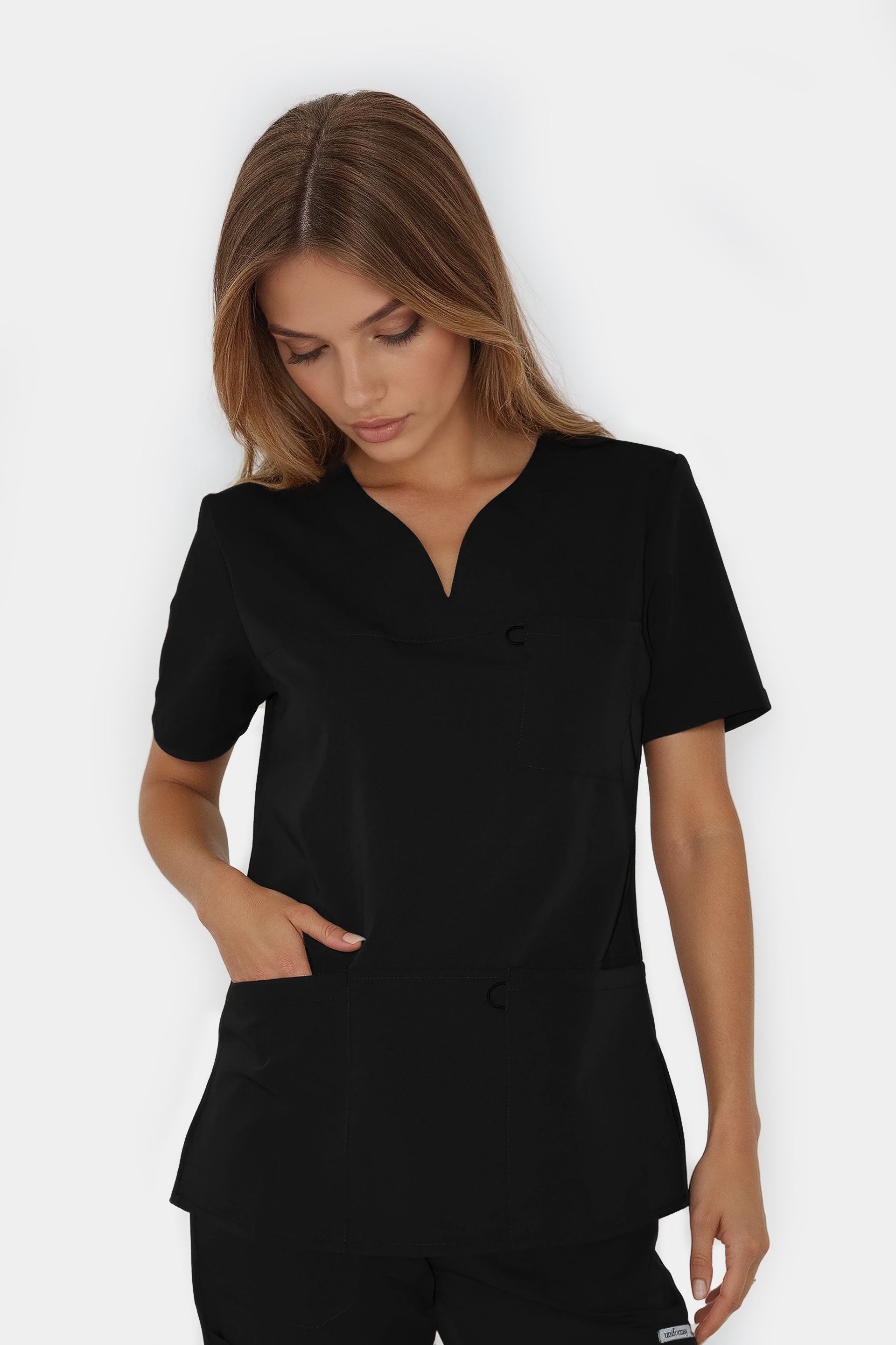 Bluza medyczna damska Amelia - kolor black