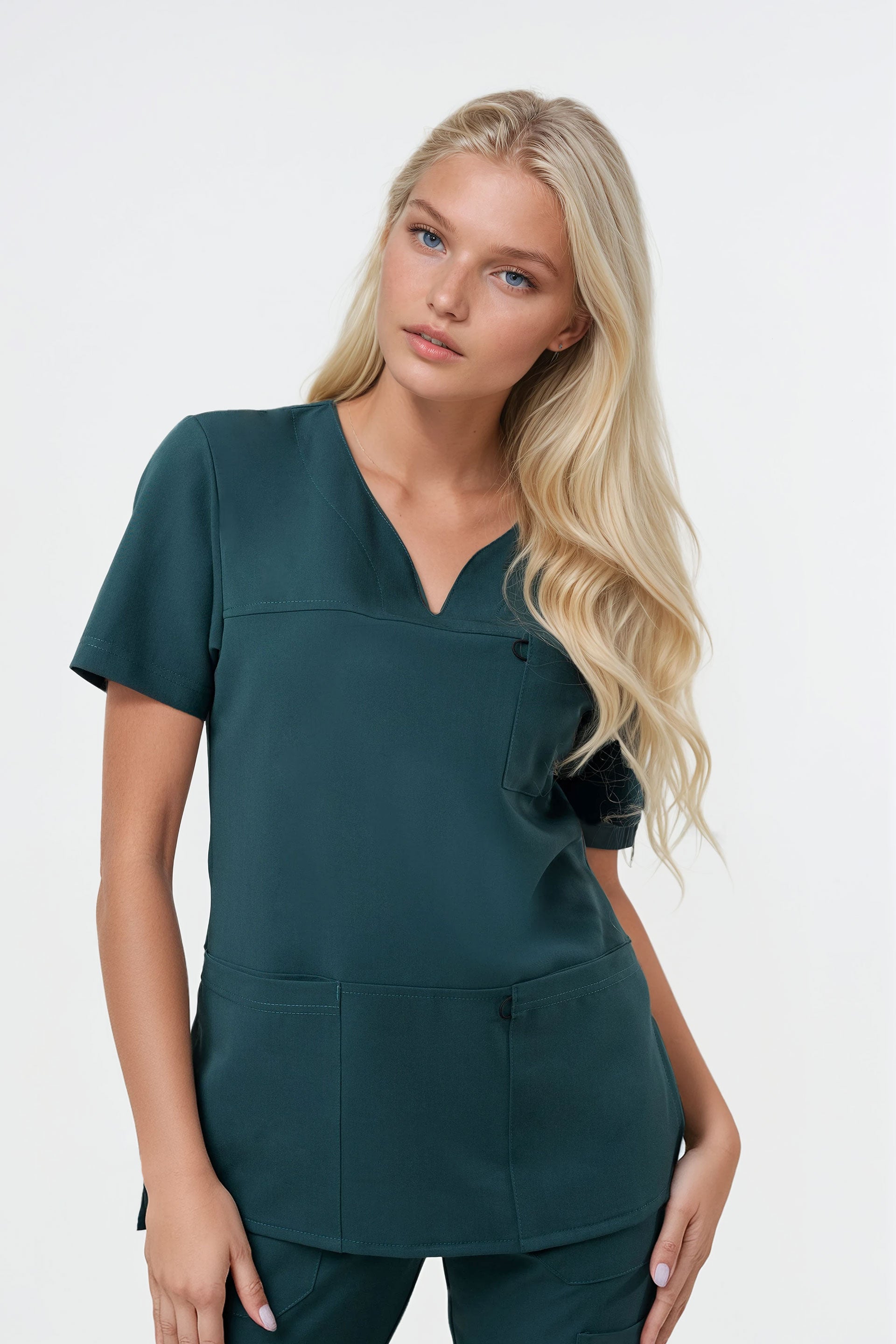 Bluza medyczna damska Amelia - kolor deep marine