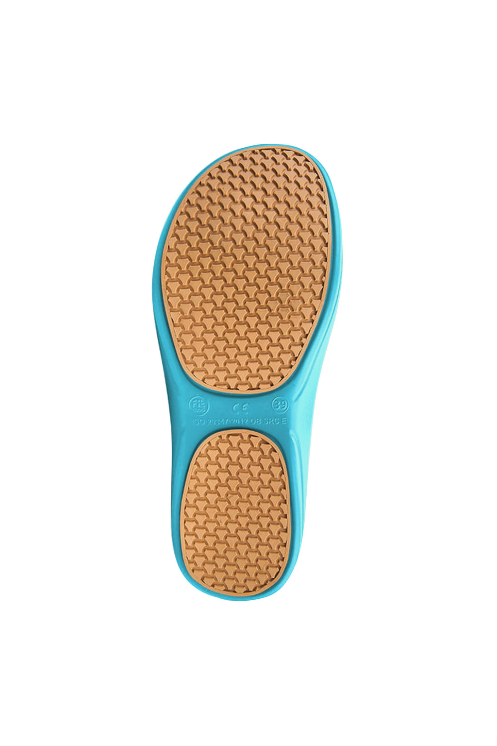 Obuwie medyczne męskie, piankowe FitClog Basic - kolor turkus