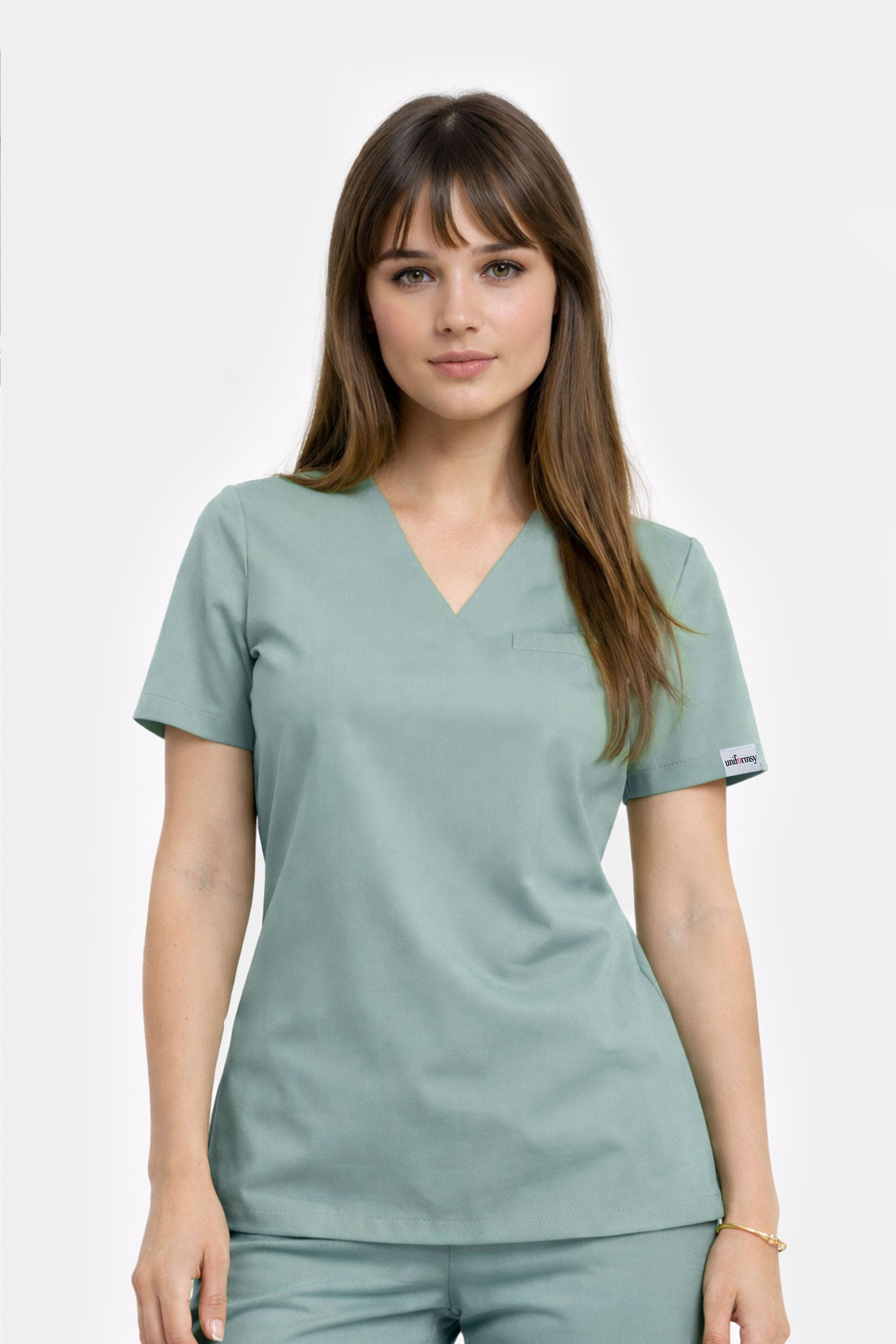 Medyczna bluza damska Cami - kolor lily pad