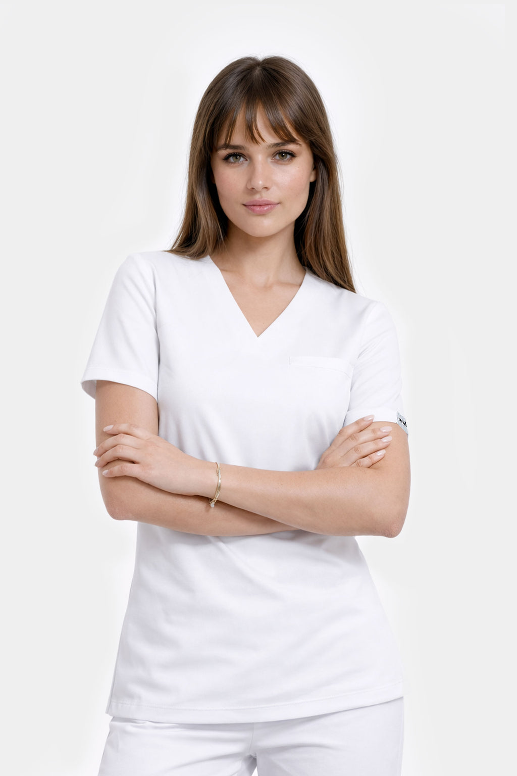 Medyczna bluza damska Cami - kolor white