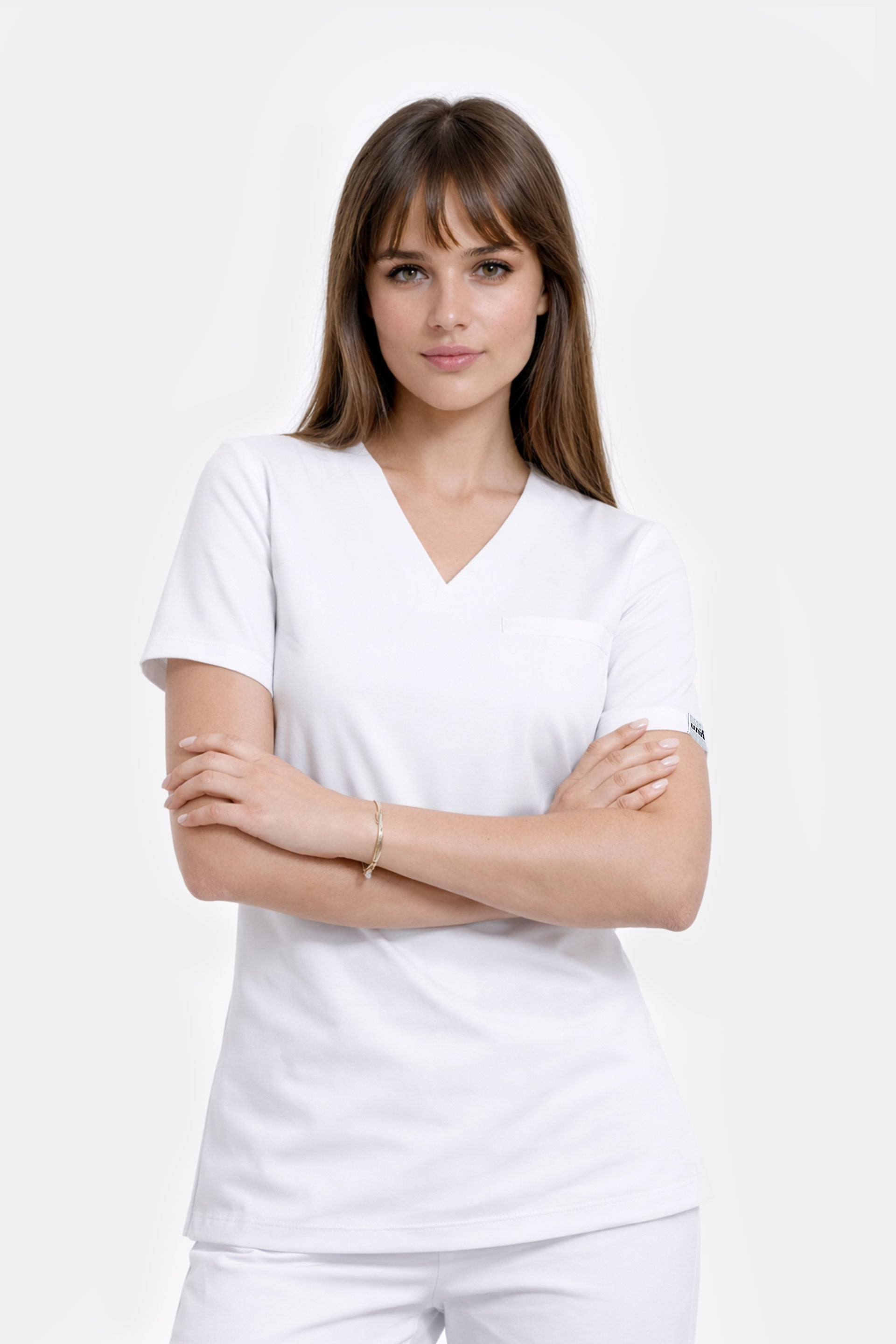 Medyczna bluza damska Cami - kolor white