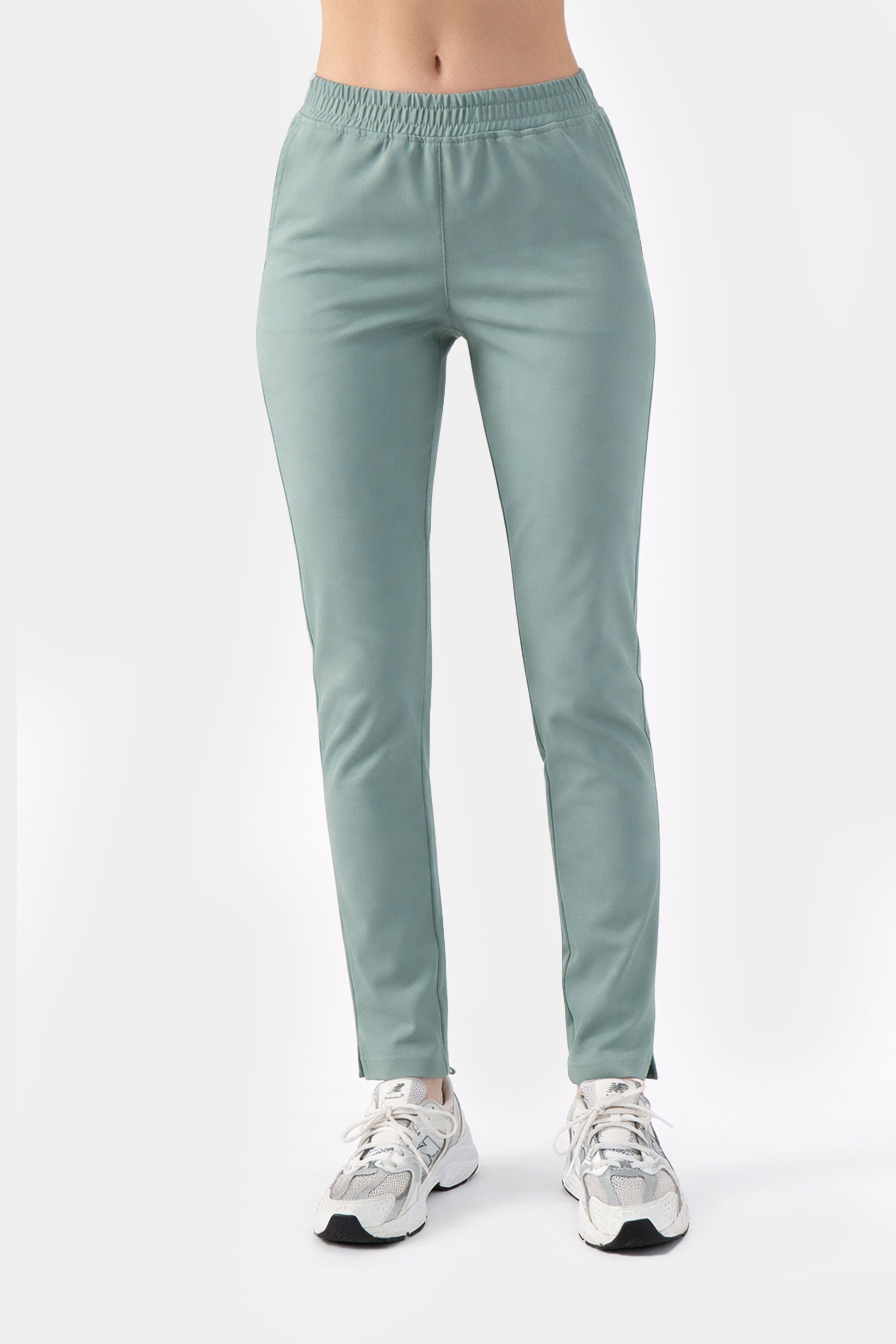 Damskie spodnie medyczne Fit - kolor herbal mint