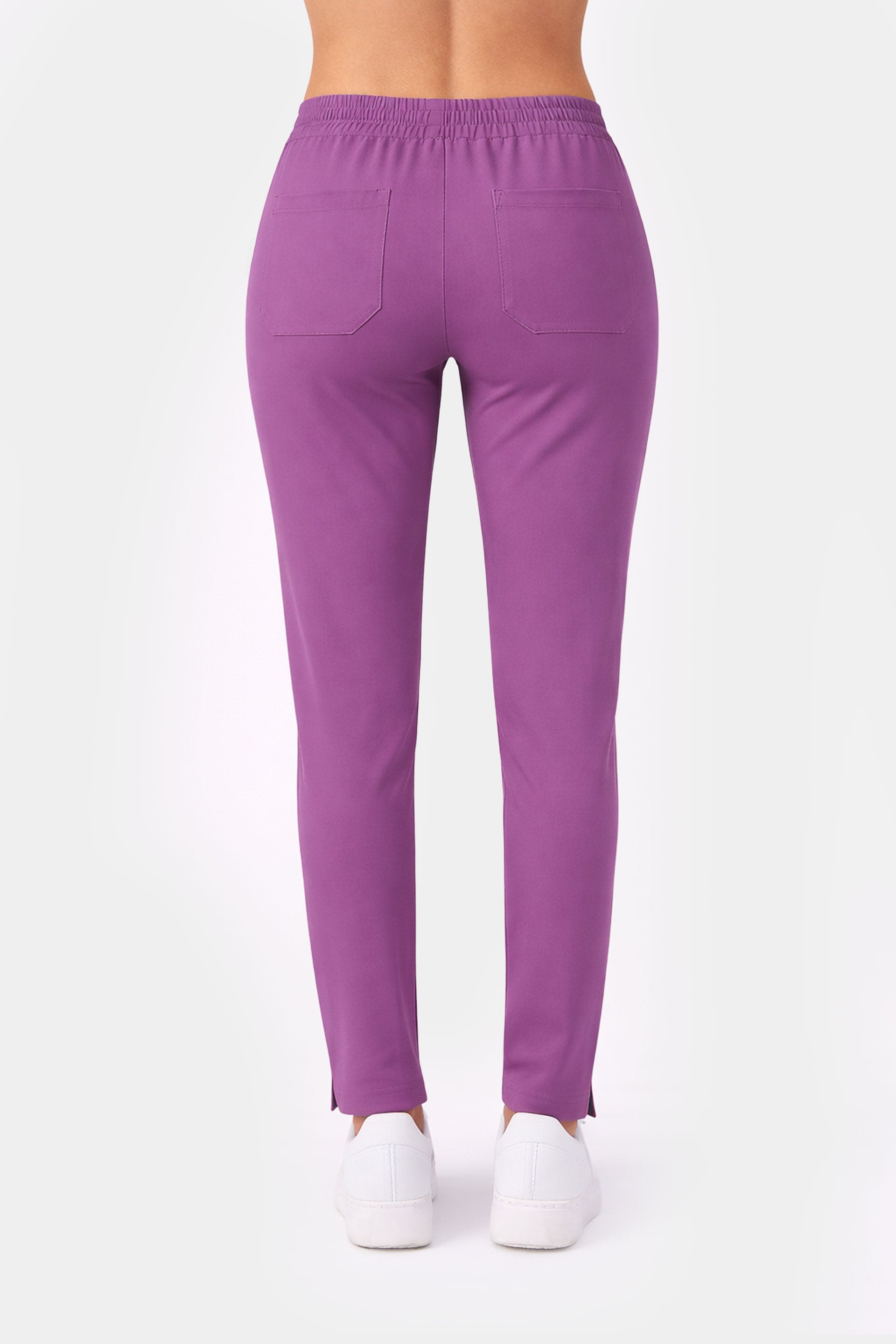 Damskie spodnie medyczne Fit - kolor orchidea bloom