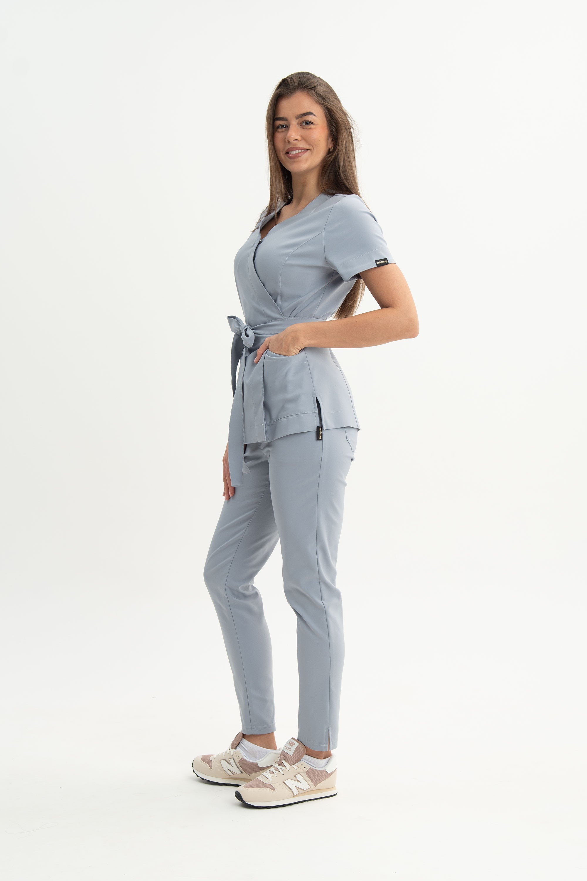 Tunika kosmetyczna Lili Premium - kolor frozen silk