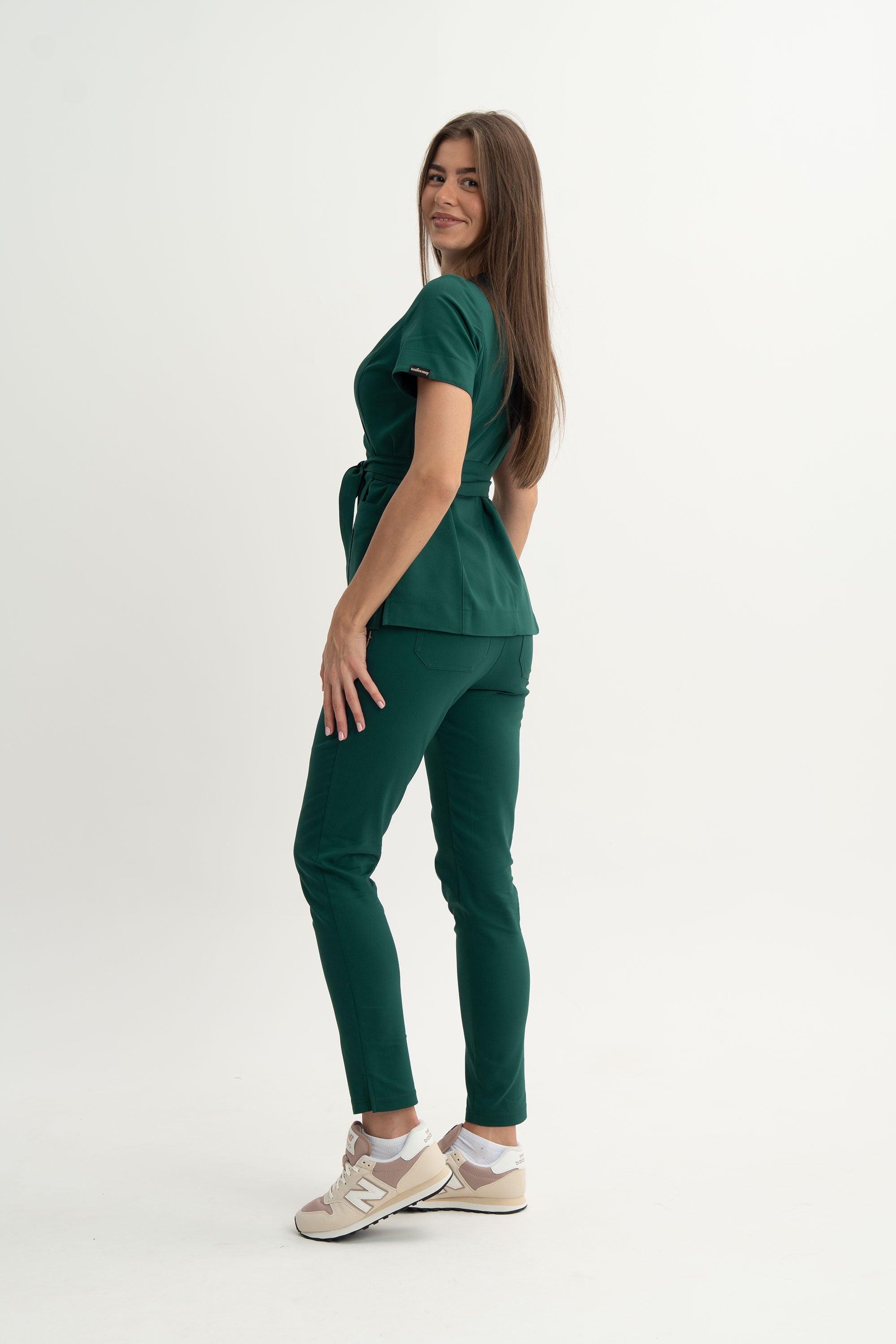 Tunika kosmetyczna Lili Premium - kolor green cream