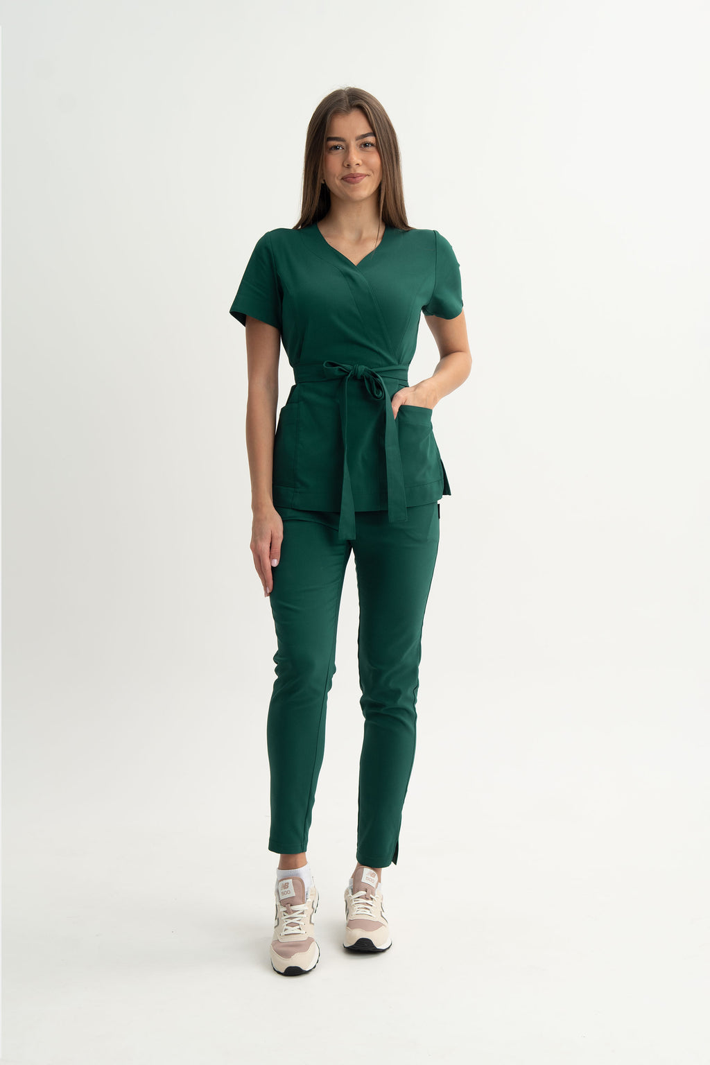 Tunika kosmetyczna Lili Premium - kolor green cream