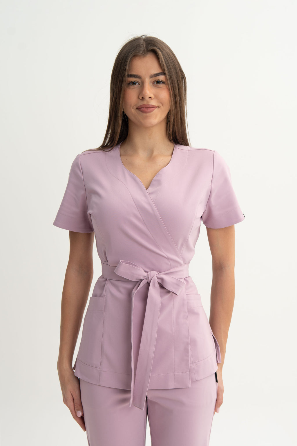 Tunika kosmetyczna Lili Premium - kolor blush lilac