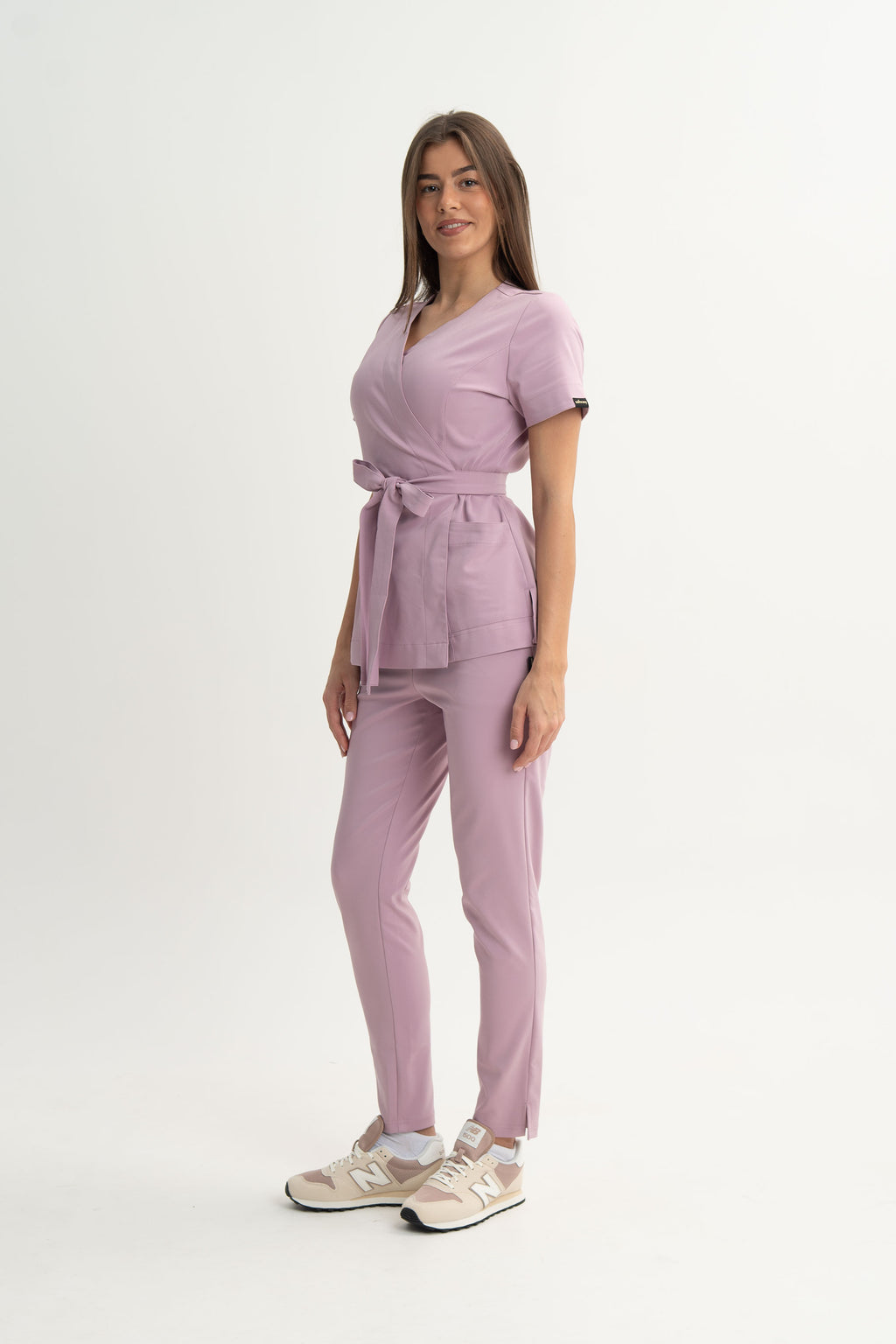 Tunika kosmetyczna Lili Premium - kolor blush lilac