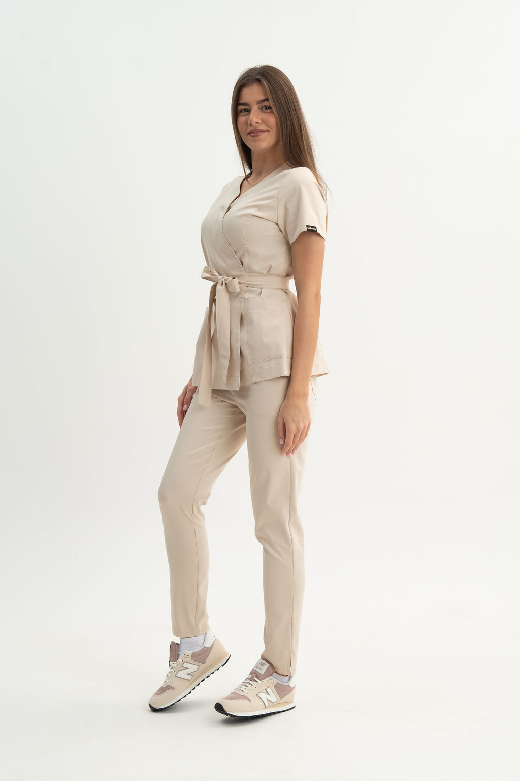 Tunika kosmetyczna Lili Premium - kolor vanilla beige