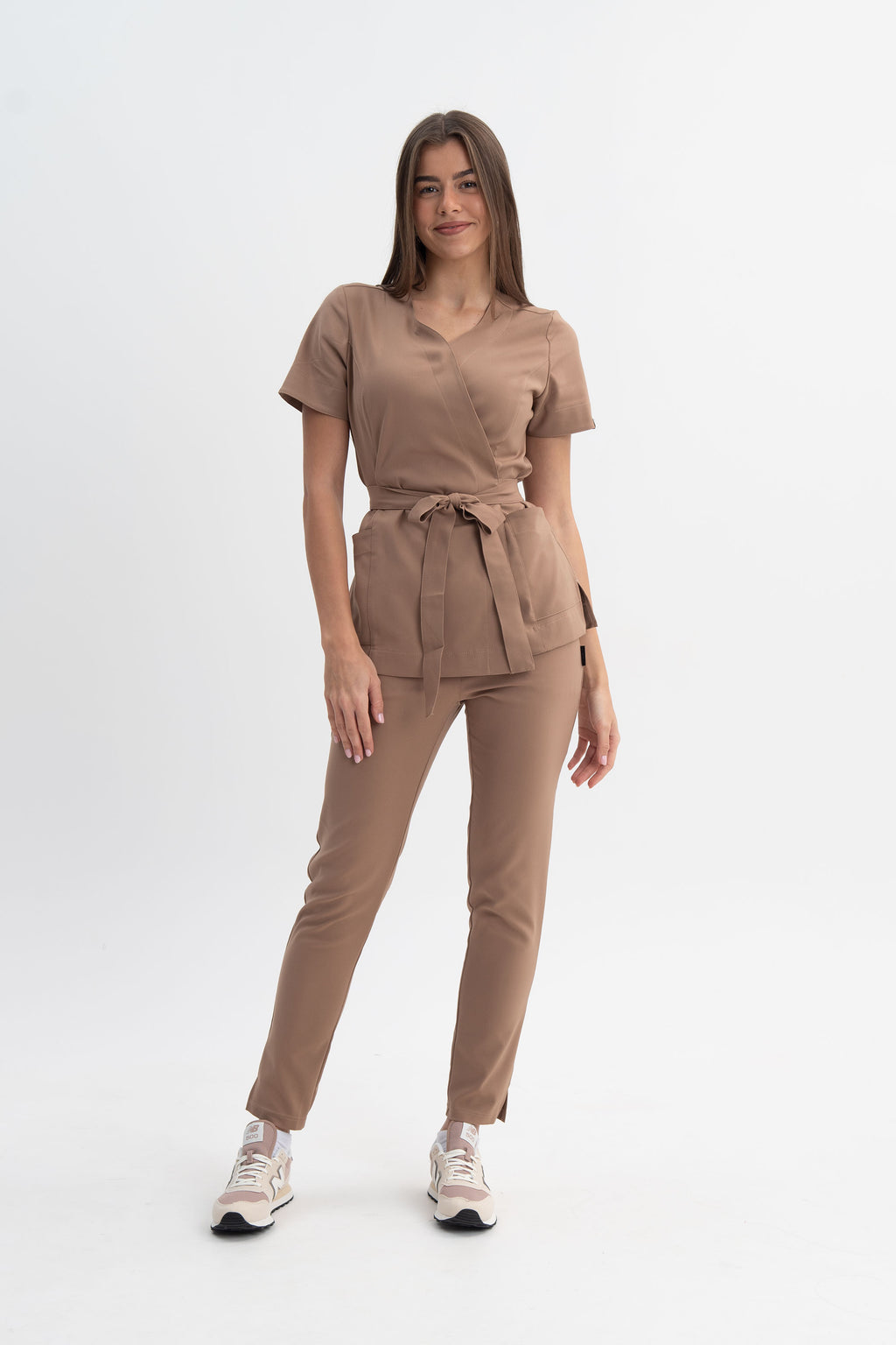 Tunika kosmetyczna Lili Premium - kolor nude cream