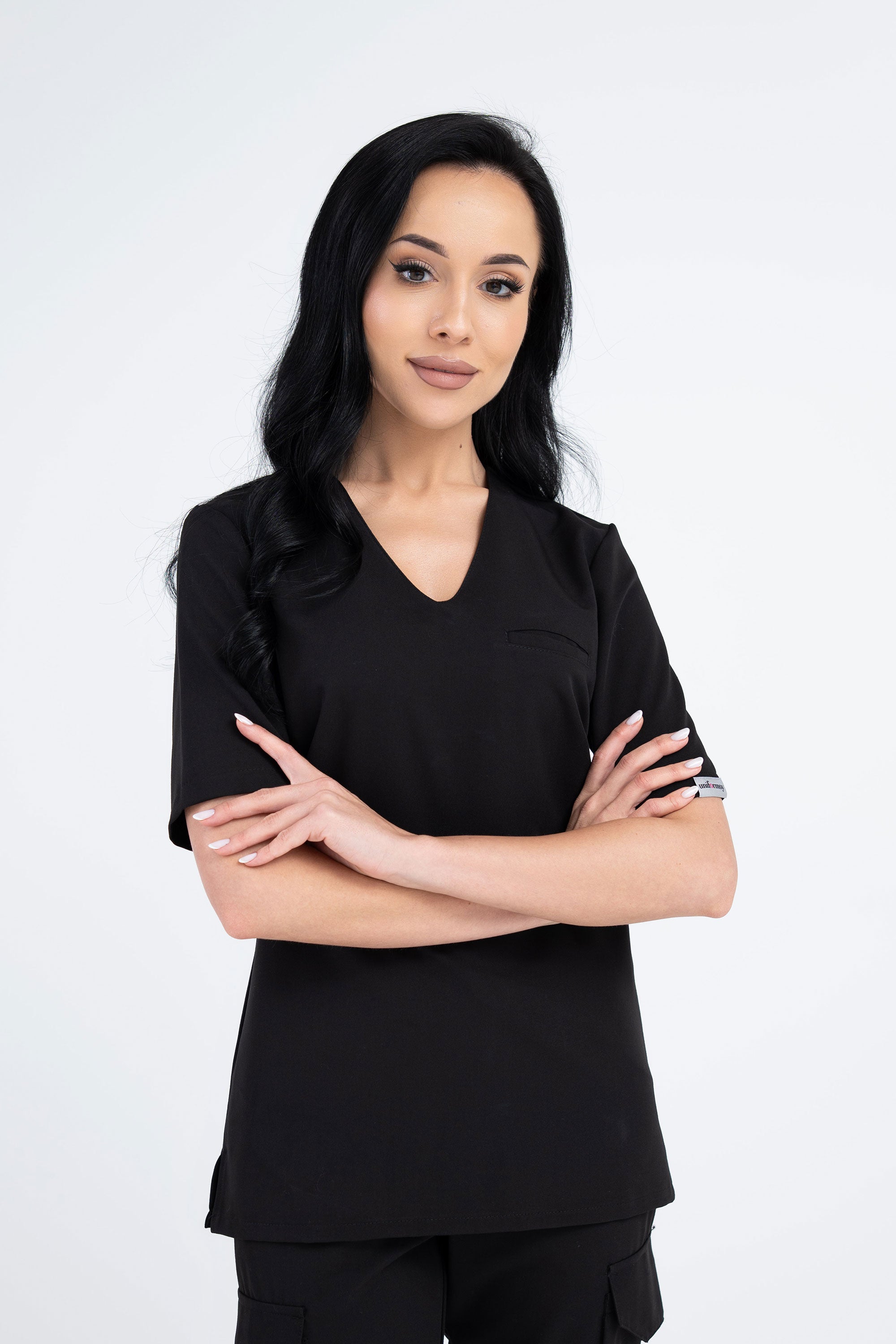 Medyczna bluza damska Cami - kolor black