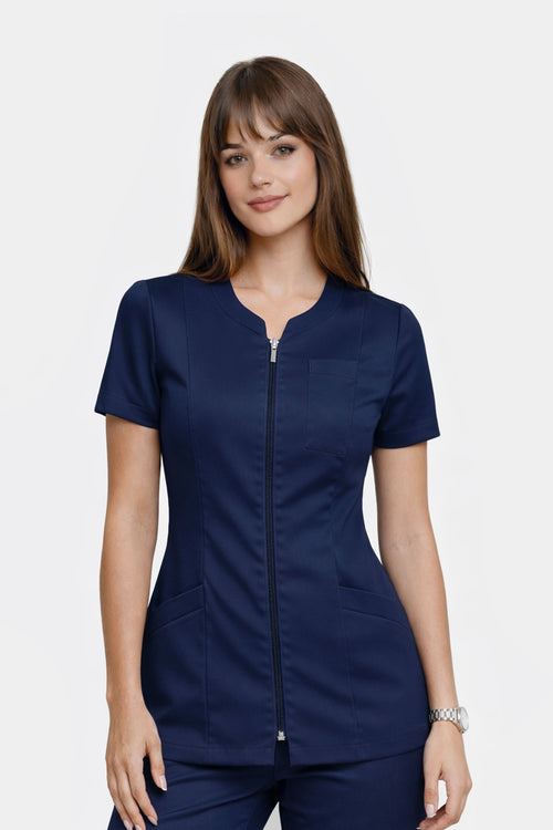 Damski żakiet medyczny Dagmara - kolor granatowy