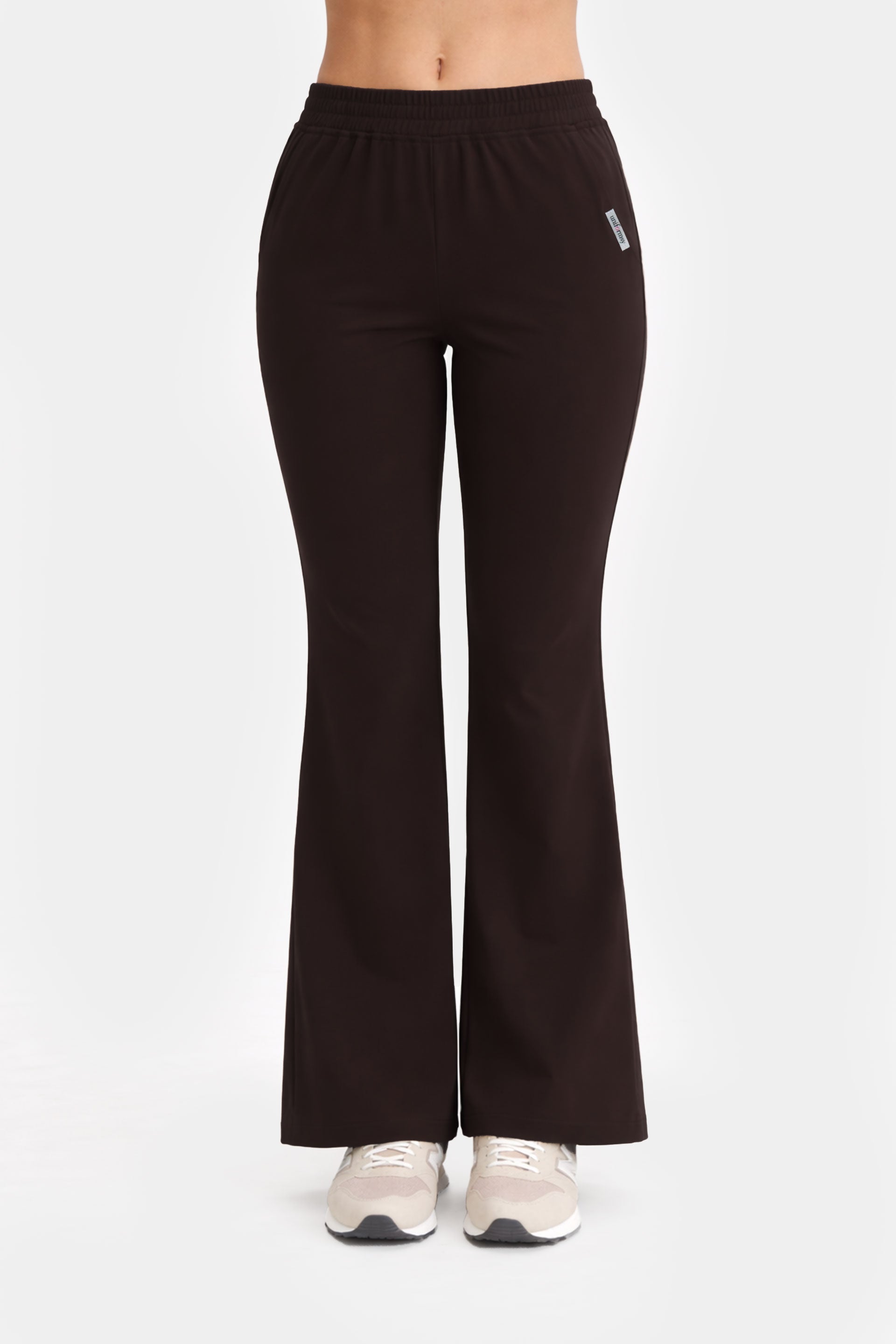 Medyczne spodnie damskie dzwony