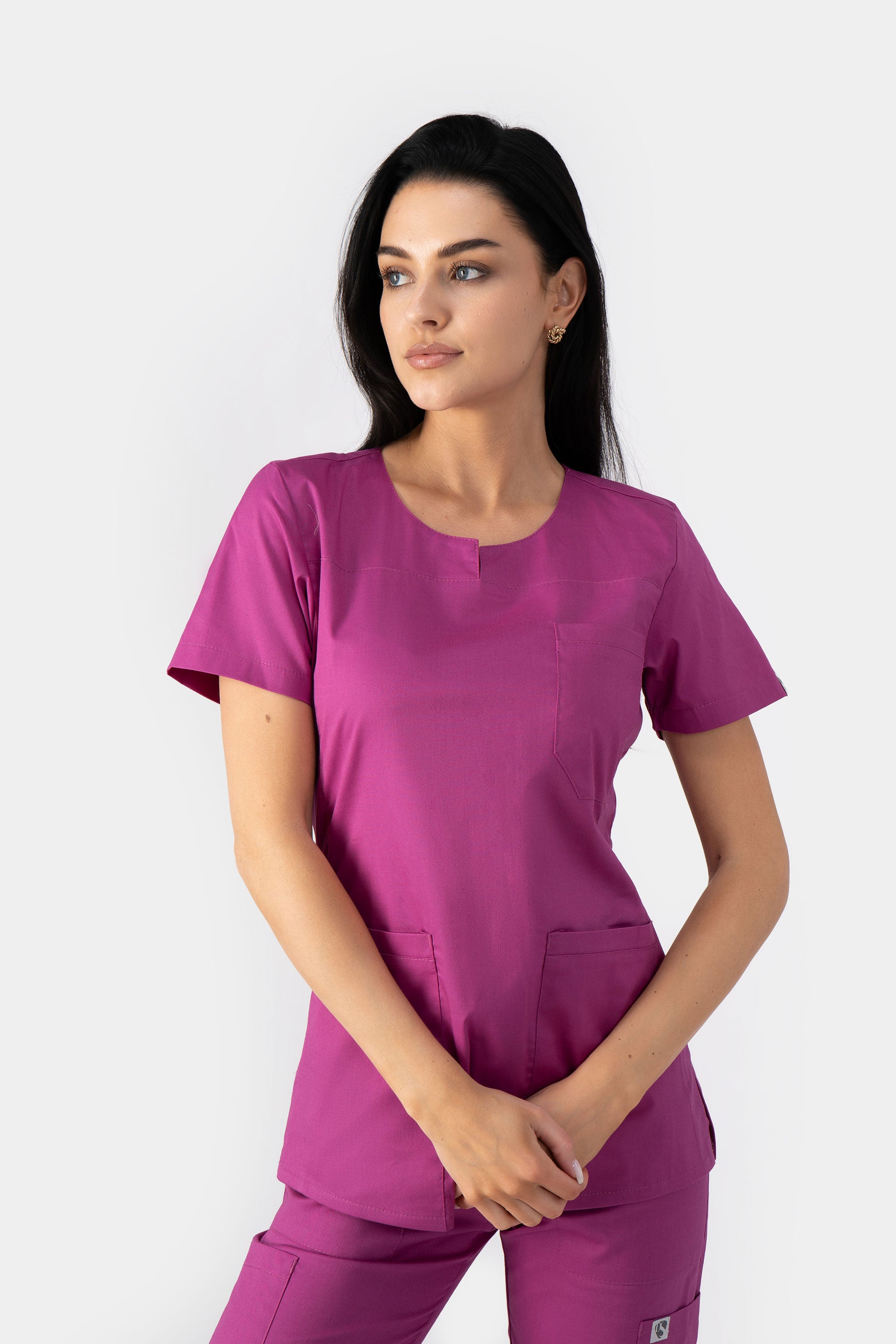 Komplet medyczny damski Coco - kolor fuksja