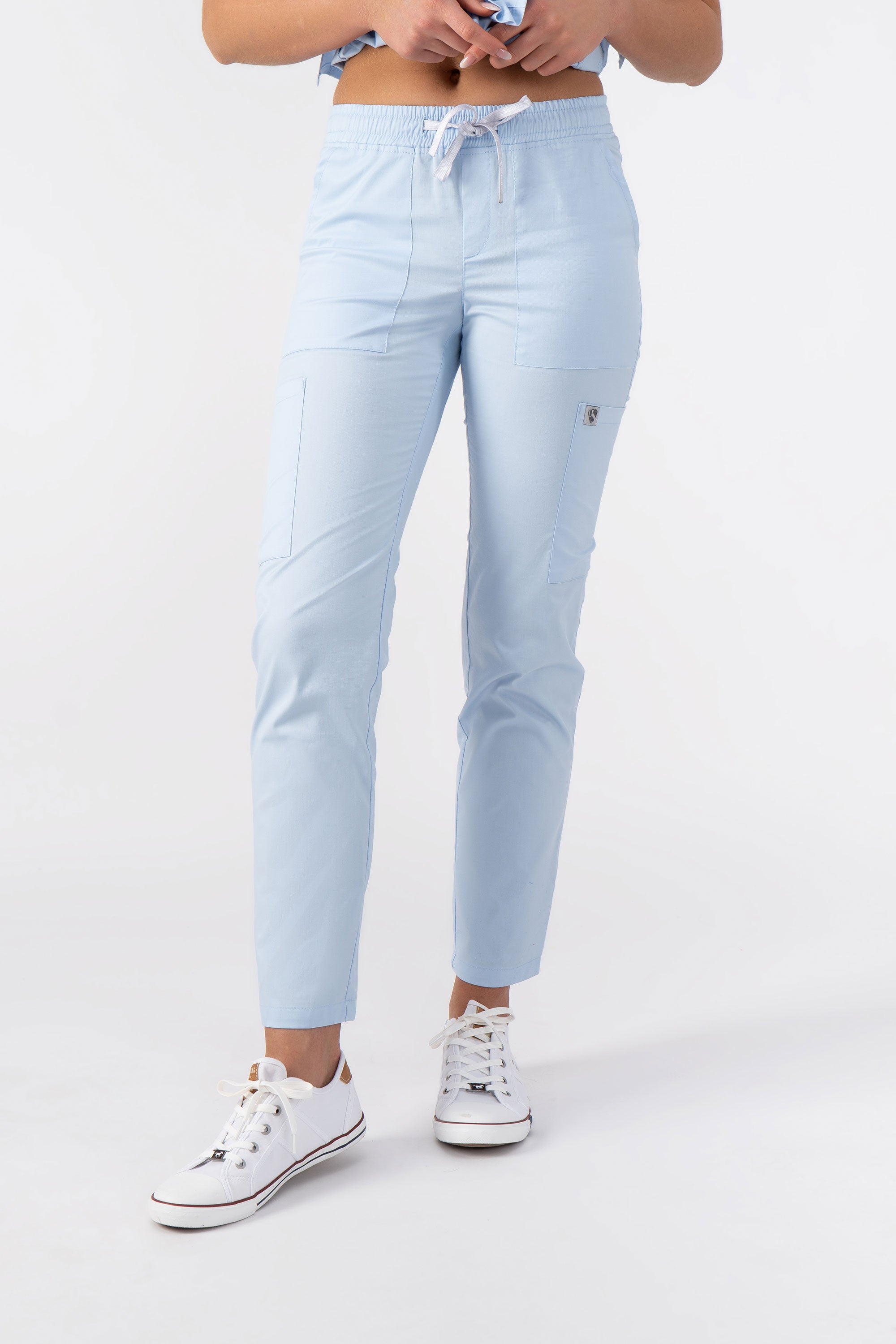 Komplet medyczny damski Coco - kolor jasnoniebieski