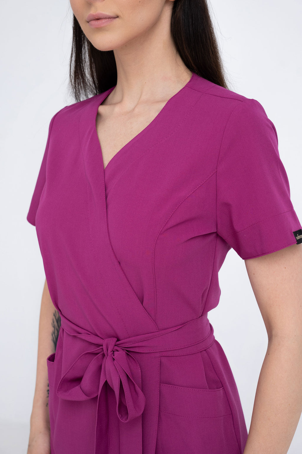 Kosmetyczna tunika damska Lili Soft - kolor rouge