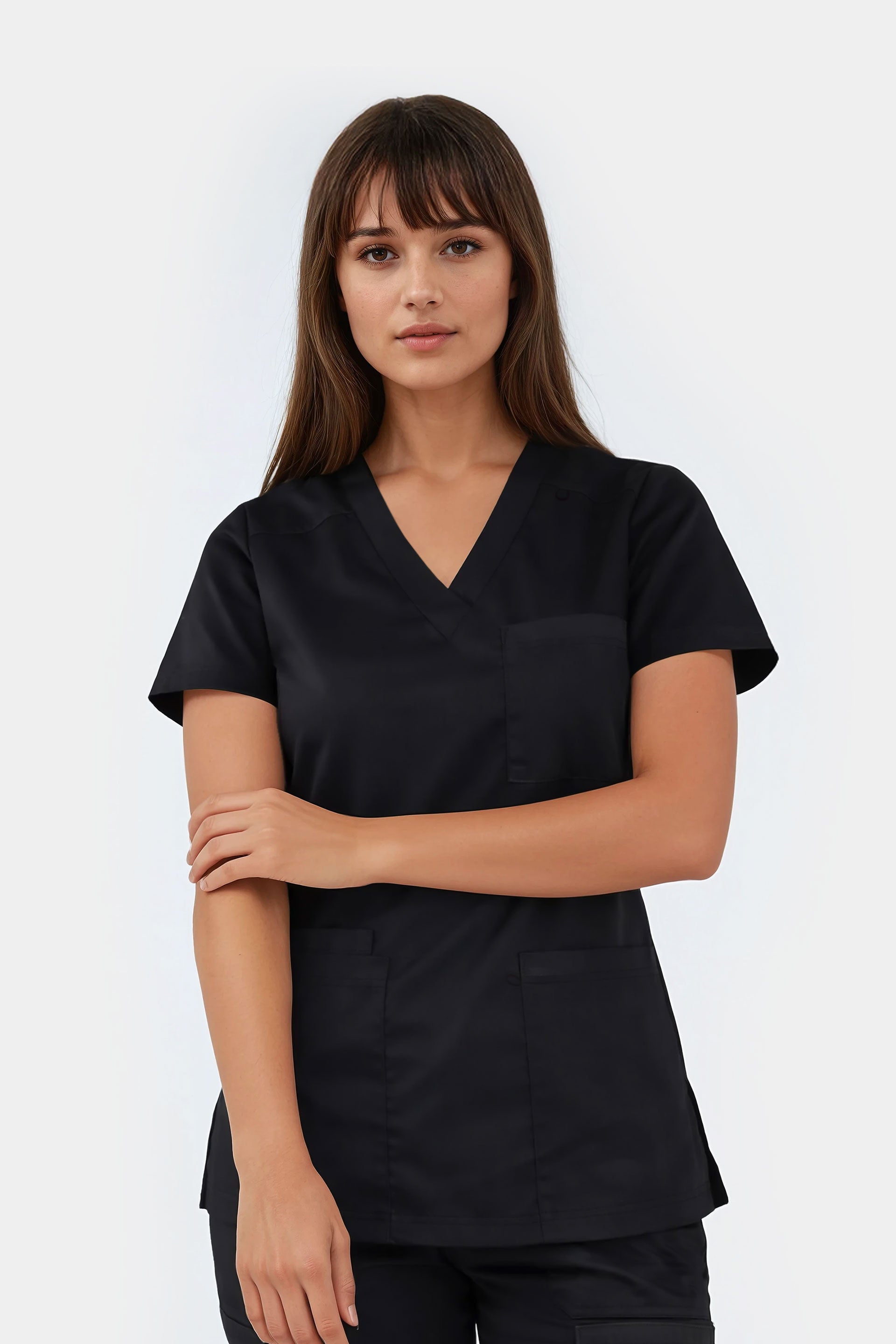 Medyczna bluza damska Medi - kolor czarny