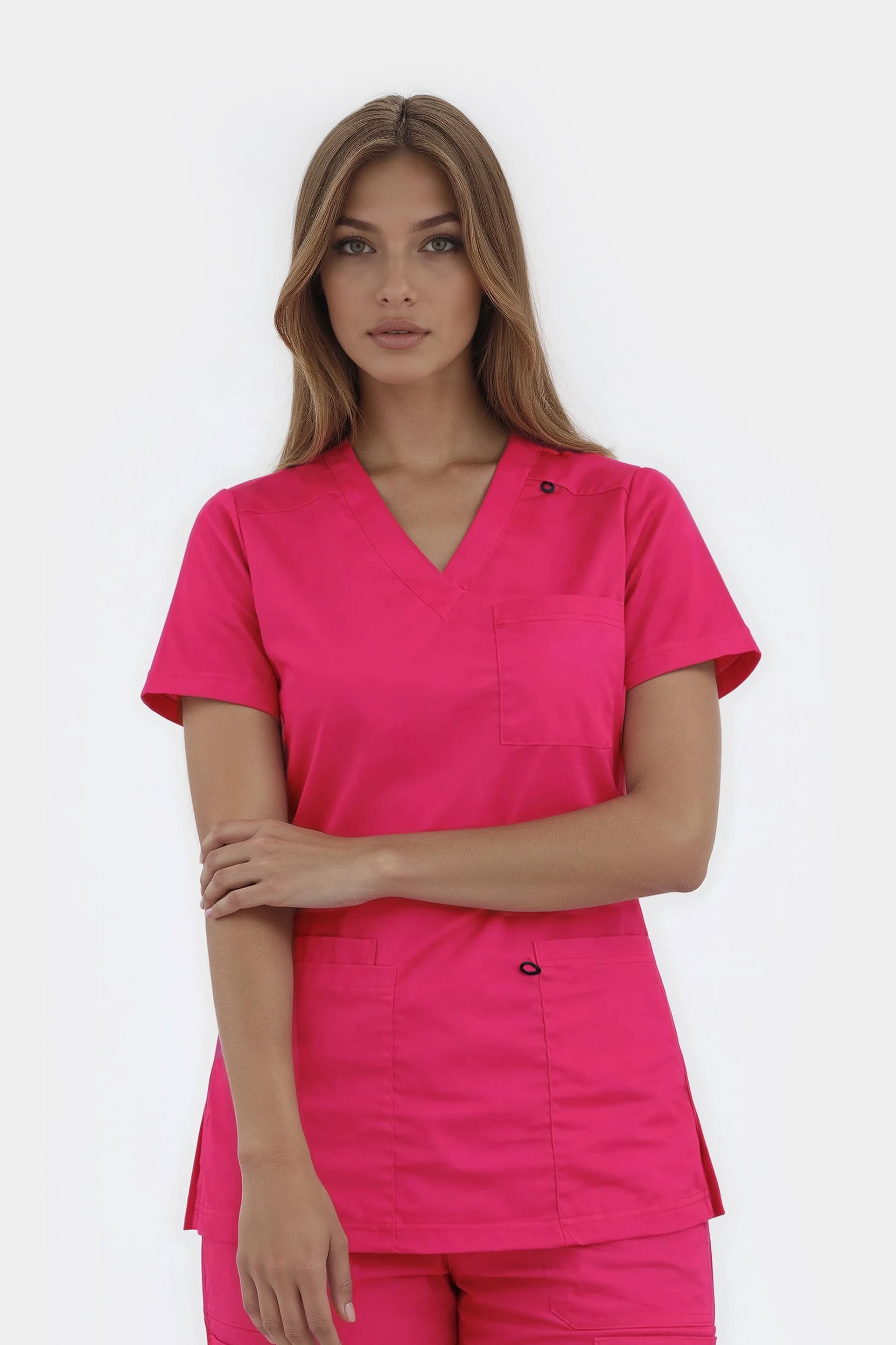 Medyczna bluza damska Medi - kolor malinowy