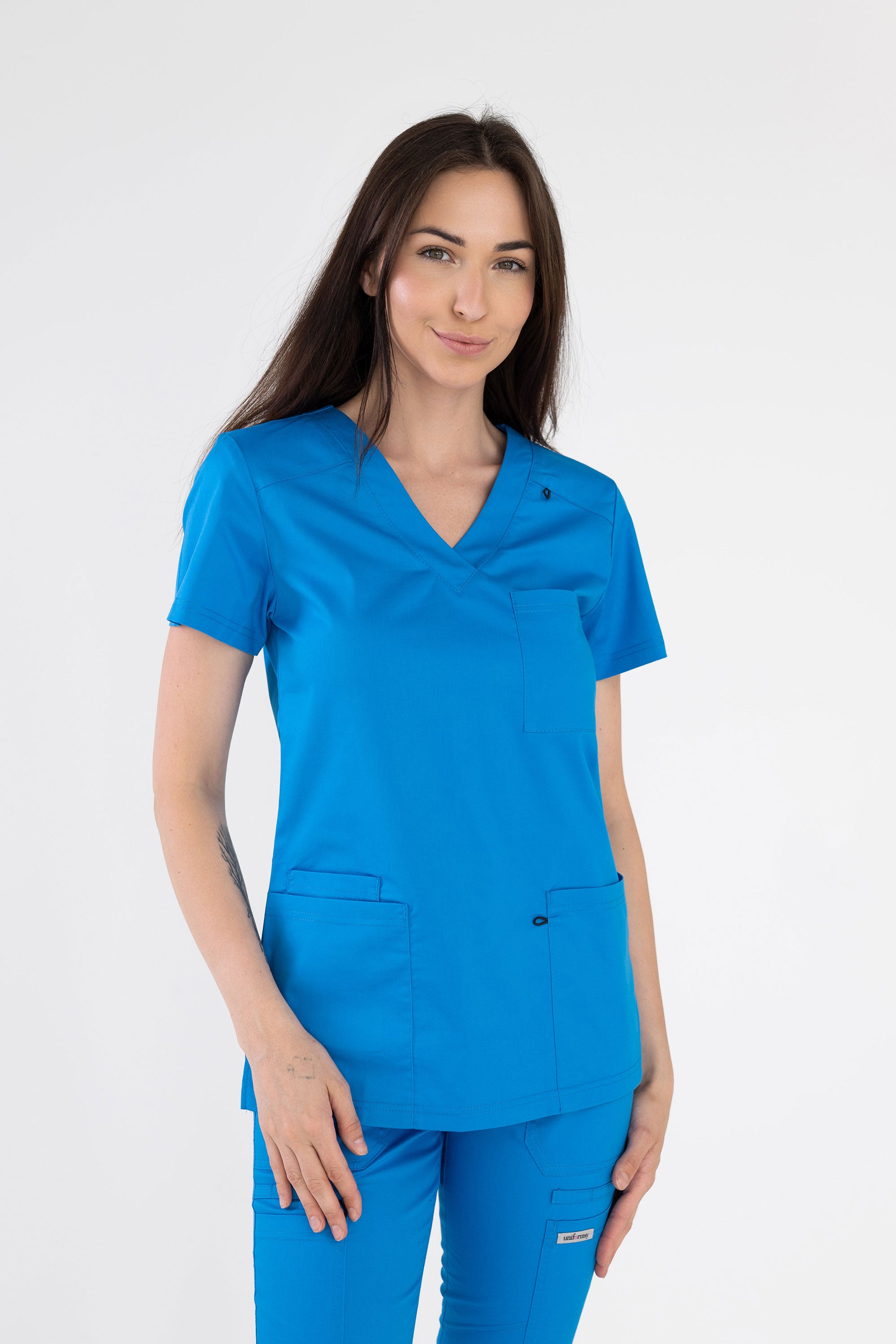 Medyczna bluza damska Medi - kolor chabrowy