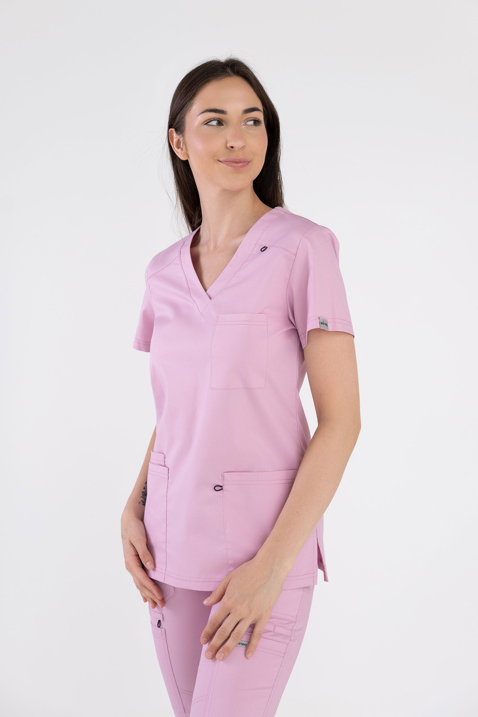 Medyczna bluza damska Medi - kolor różowy