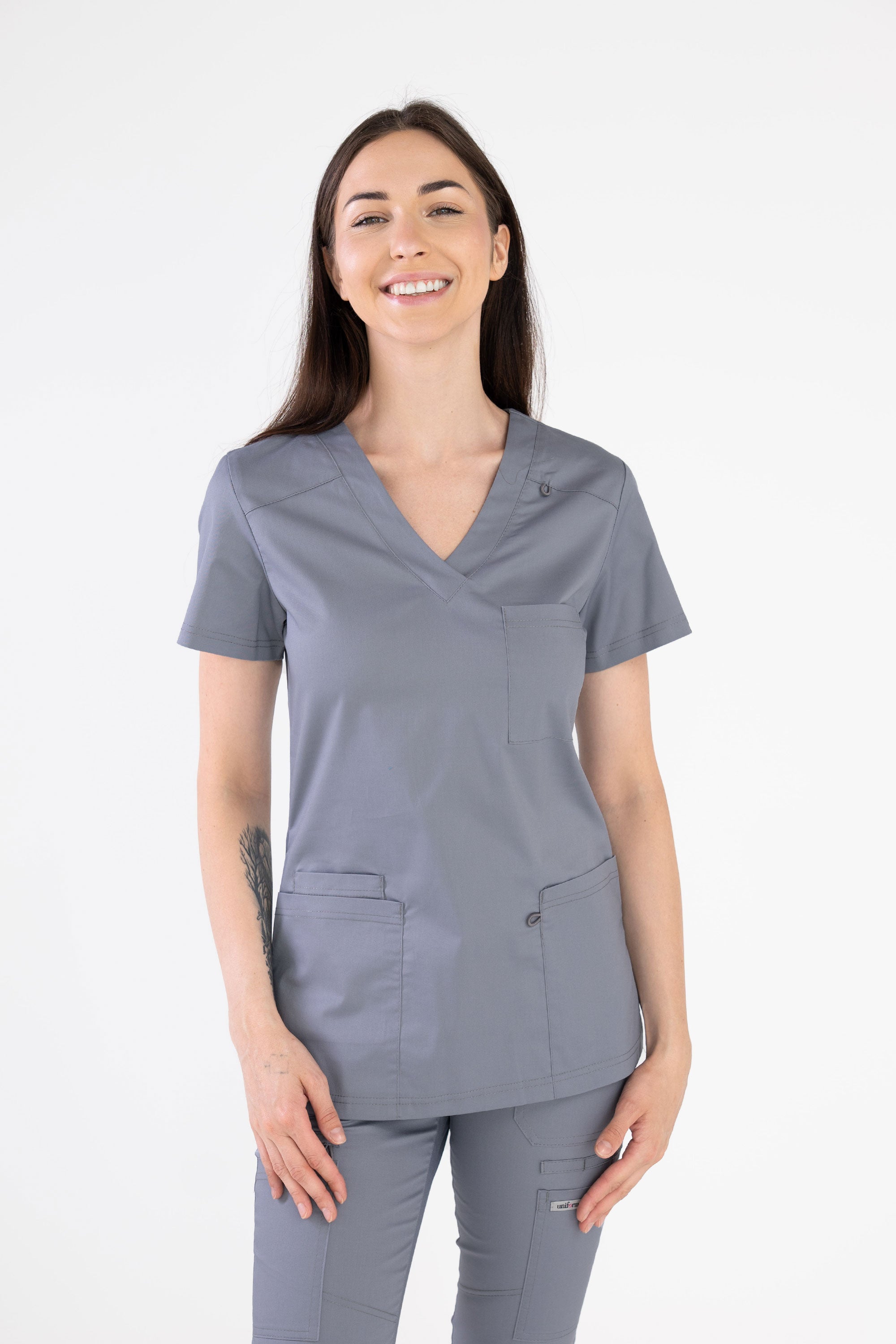 Medyczna bluza damska Medi - kolor popiel