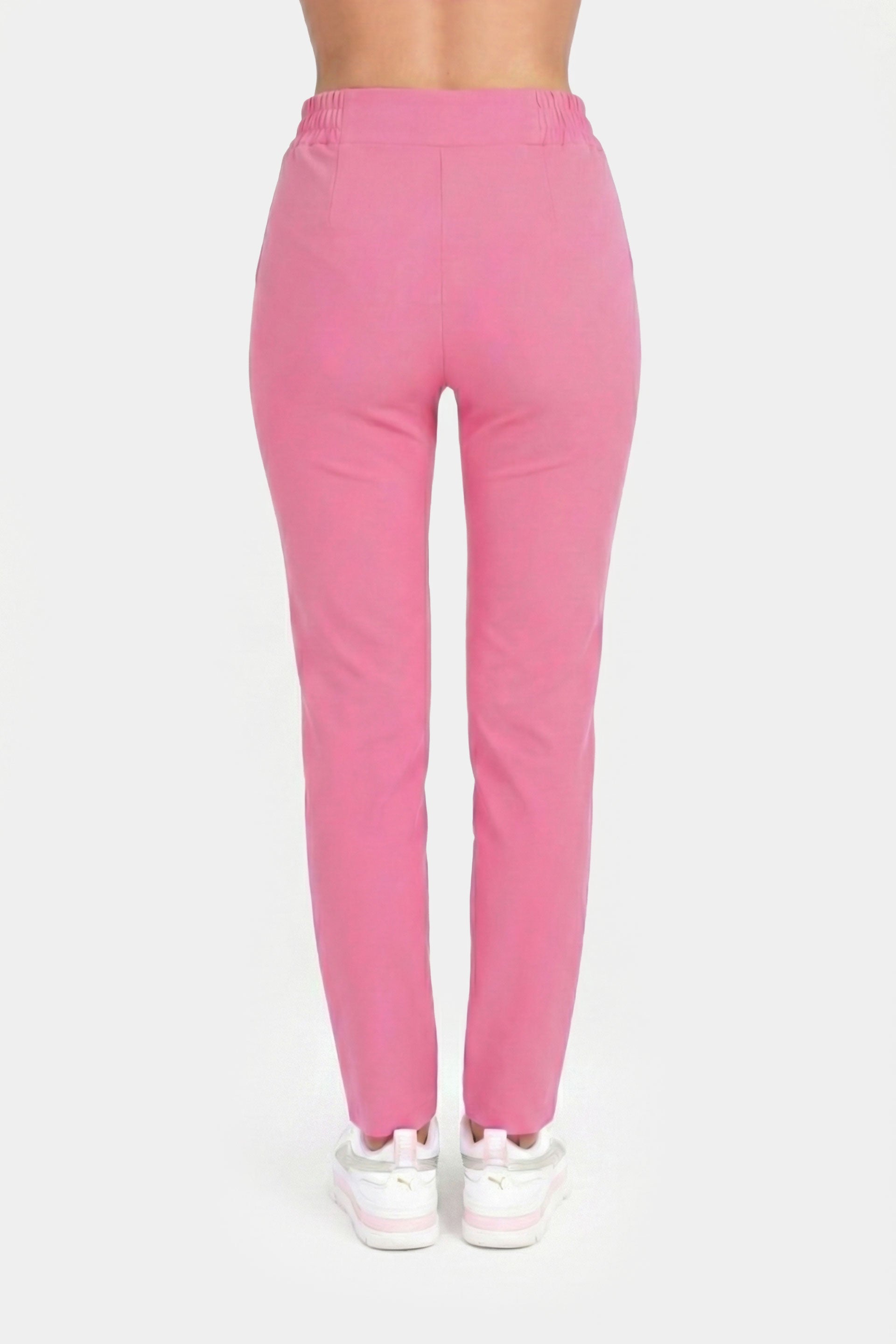 Damskie spodnie Mira Soft - kolor ash pink