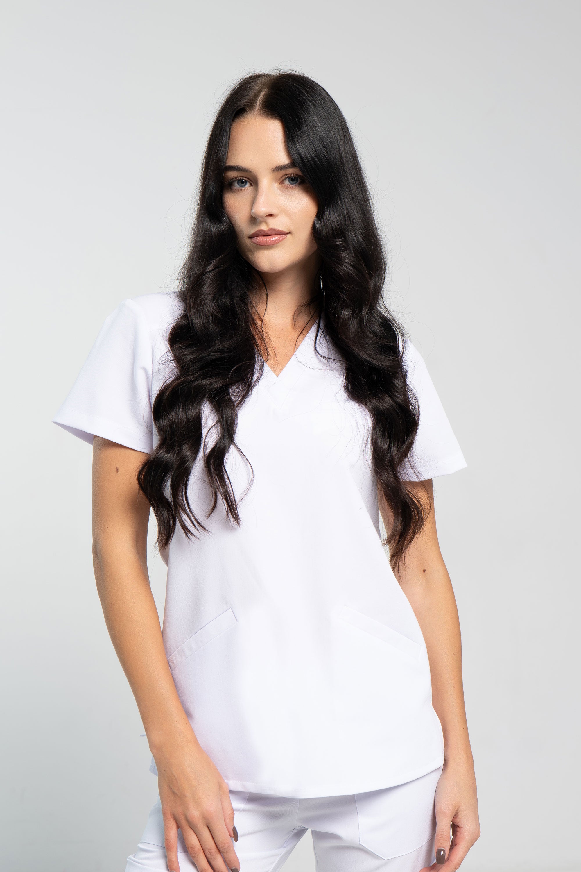 Damska bluza medyczna Stella - kolor White