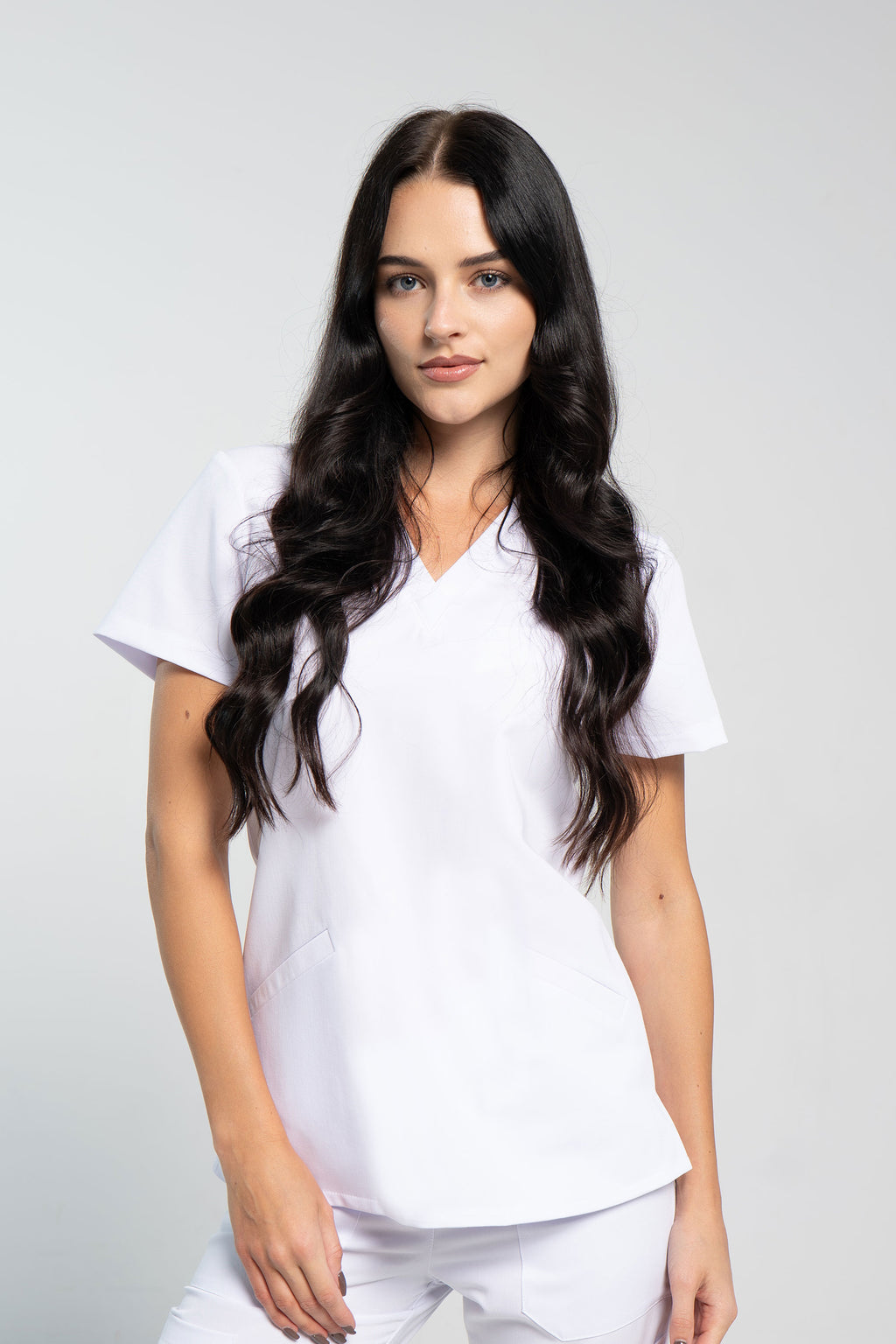 Damska bluza medyczna Stella - kolor White