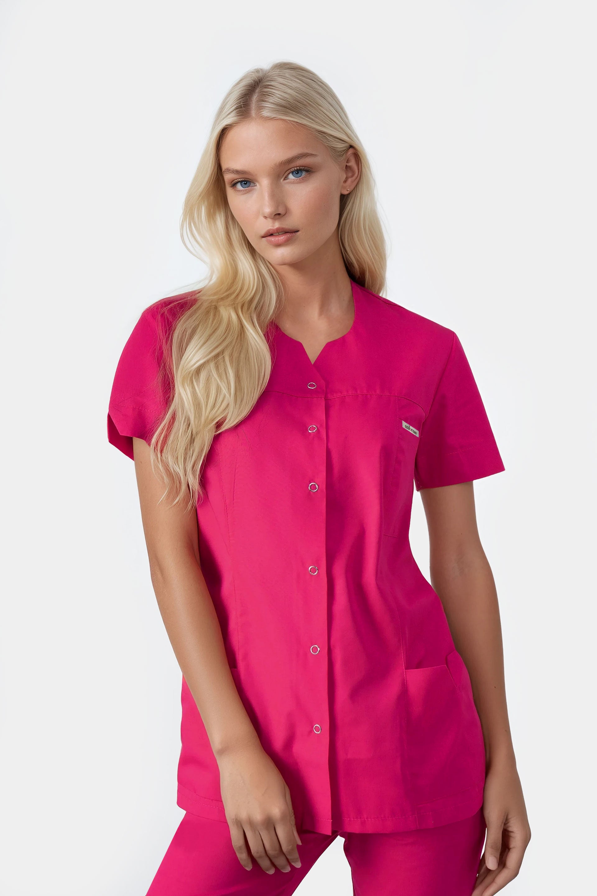 Damski żakiet medyczny Regina - kolor malinowy