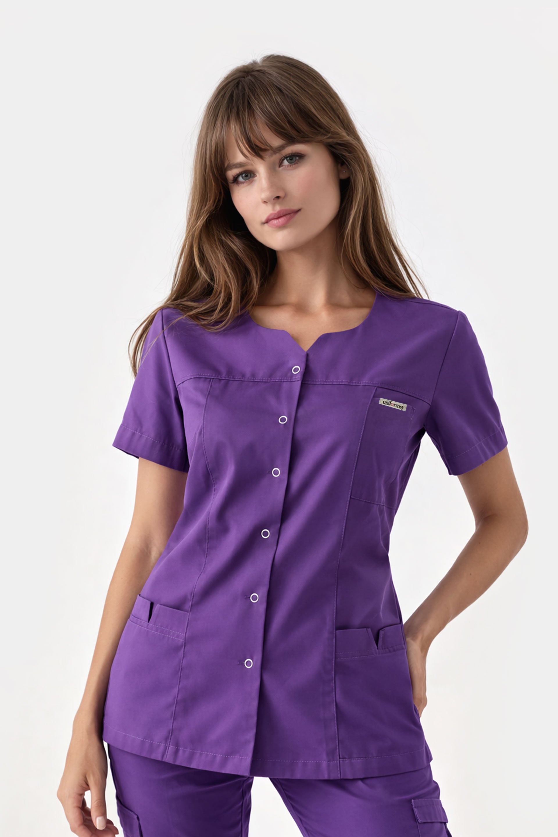 Damski żakiet medyczny Regina - kolor dark lilac