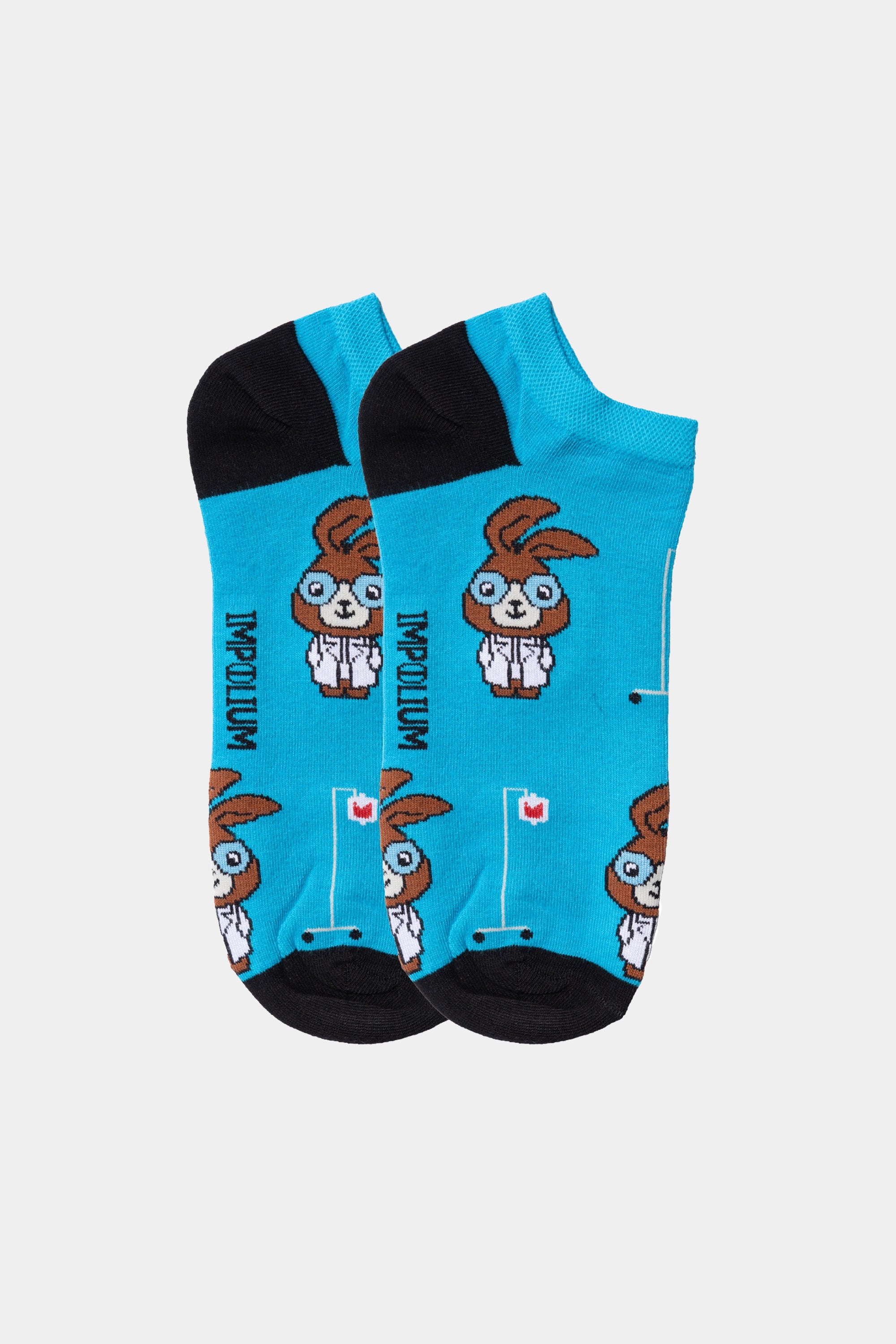 Skarpetki stopki ze wzorem Dr. Królik