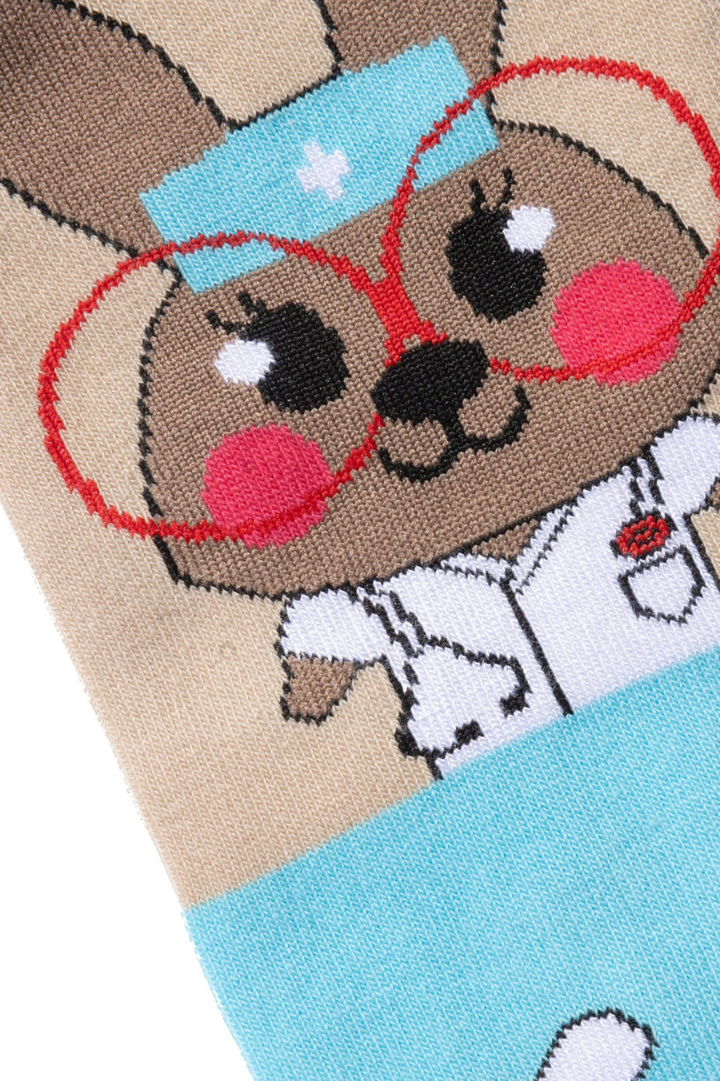 Skarpetki stopki ze wzorem Dr. Królikowa