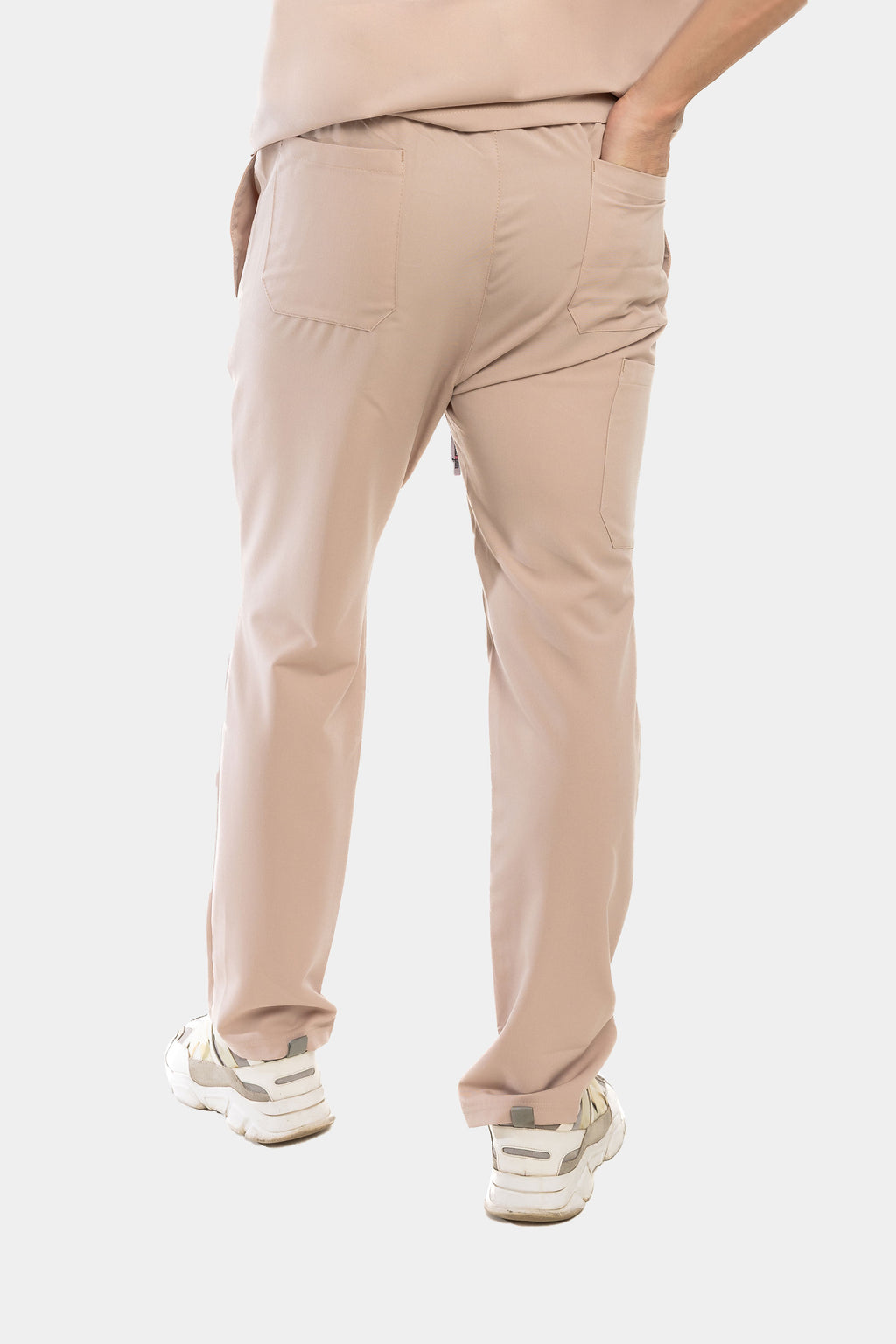 Męskie spodnie medyczne Harry - kolor beige