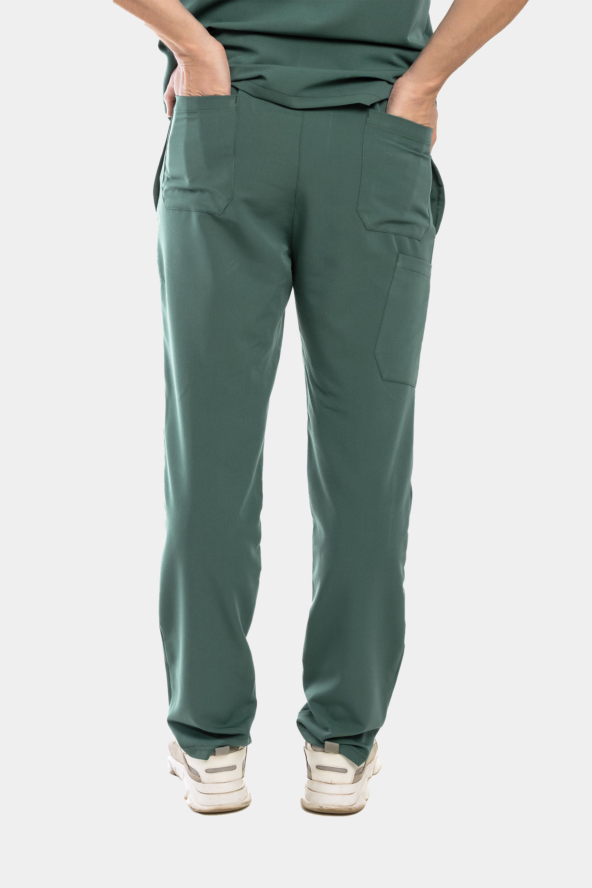 Męskie spodnie medyczne Harry - kolor dark green