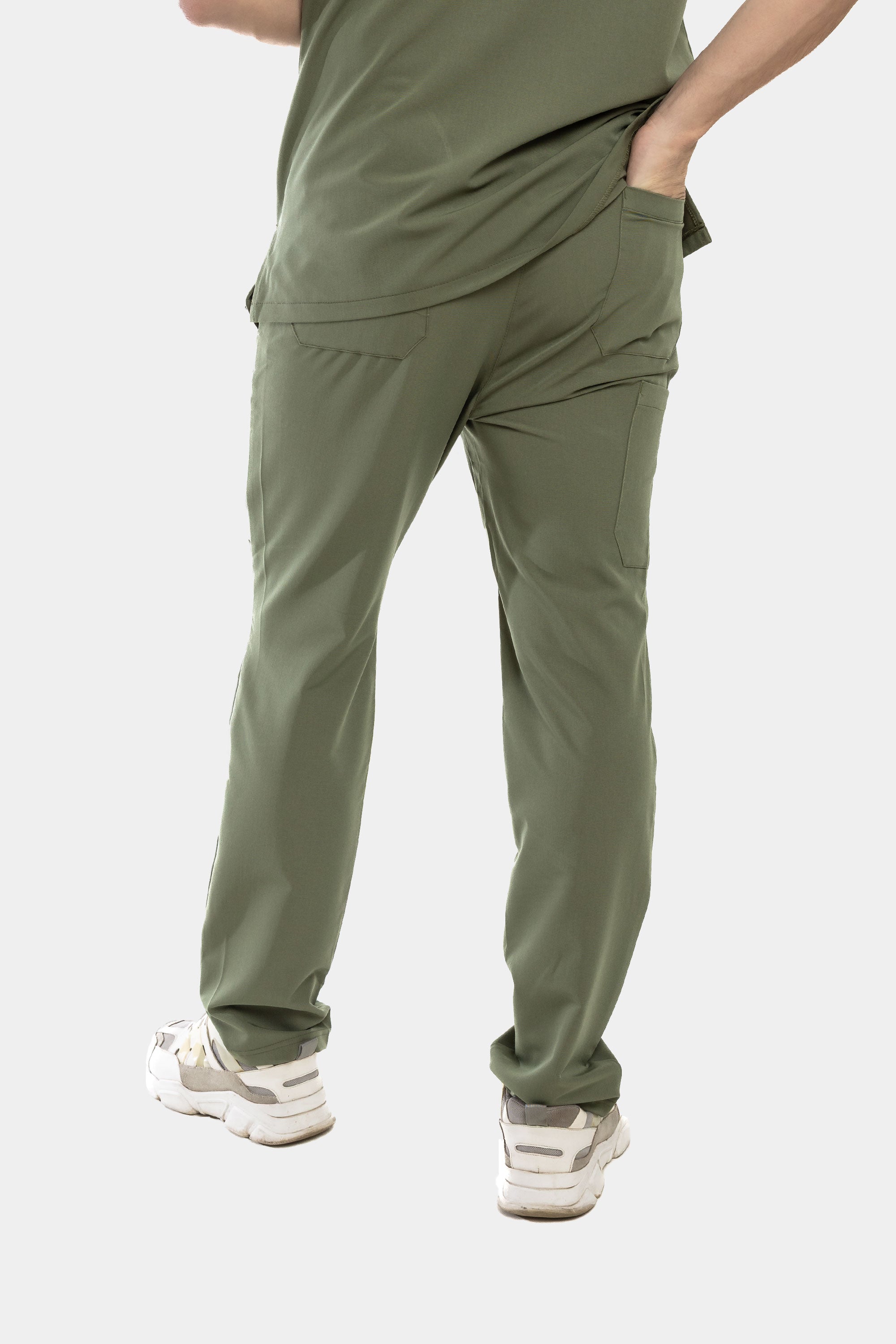 Męskie spodnie medyczne Harry - kolor olive