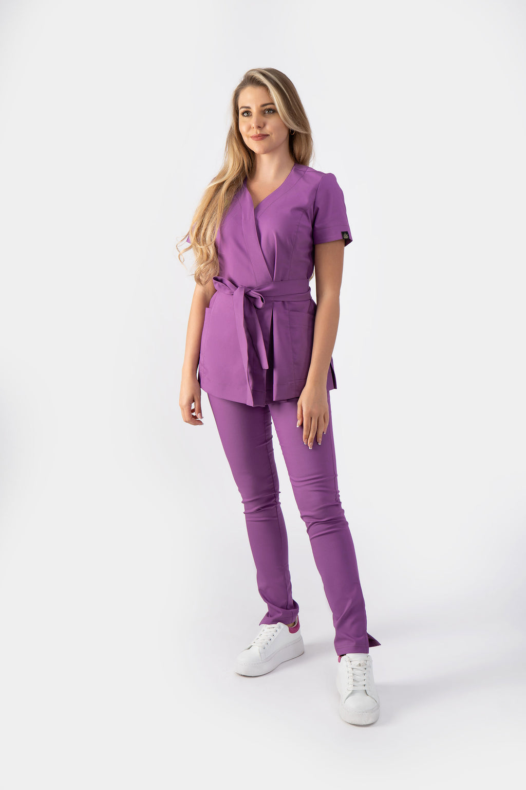 Tunika kosmetyczna Lili Premium - kolor orchidea bloom