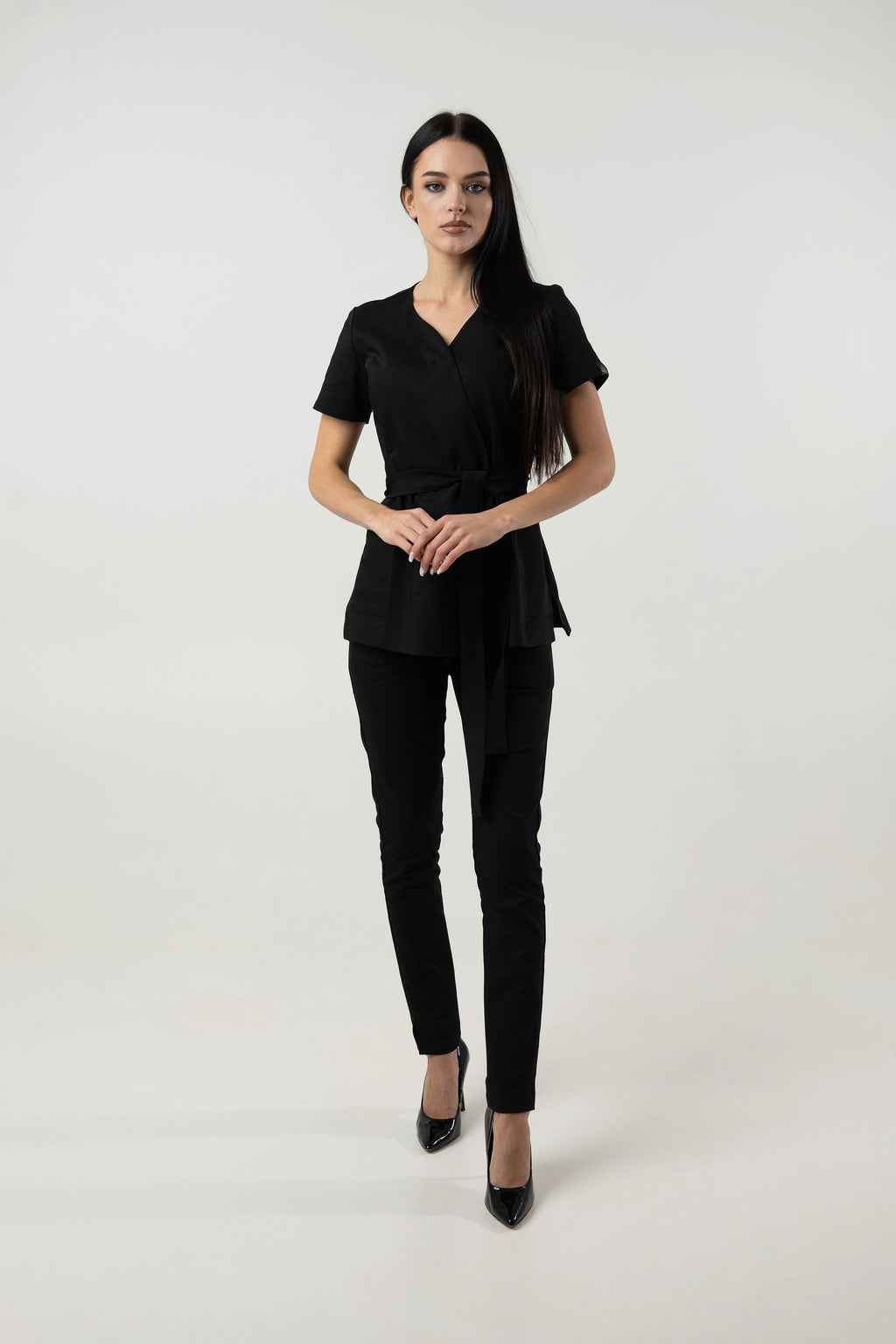 Tunika kosmetyczna Lili Premium - kolor velvet black