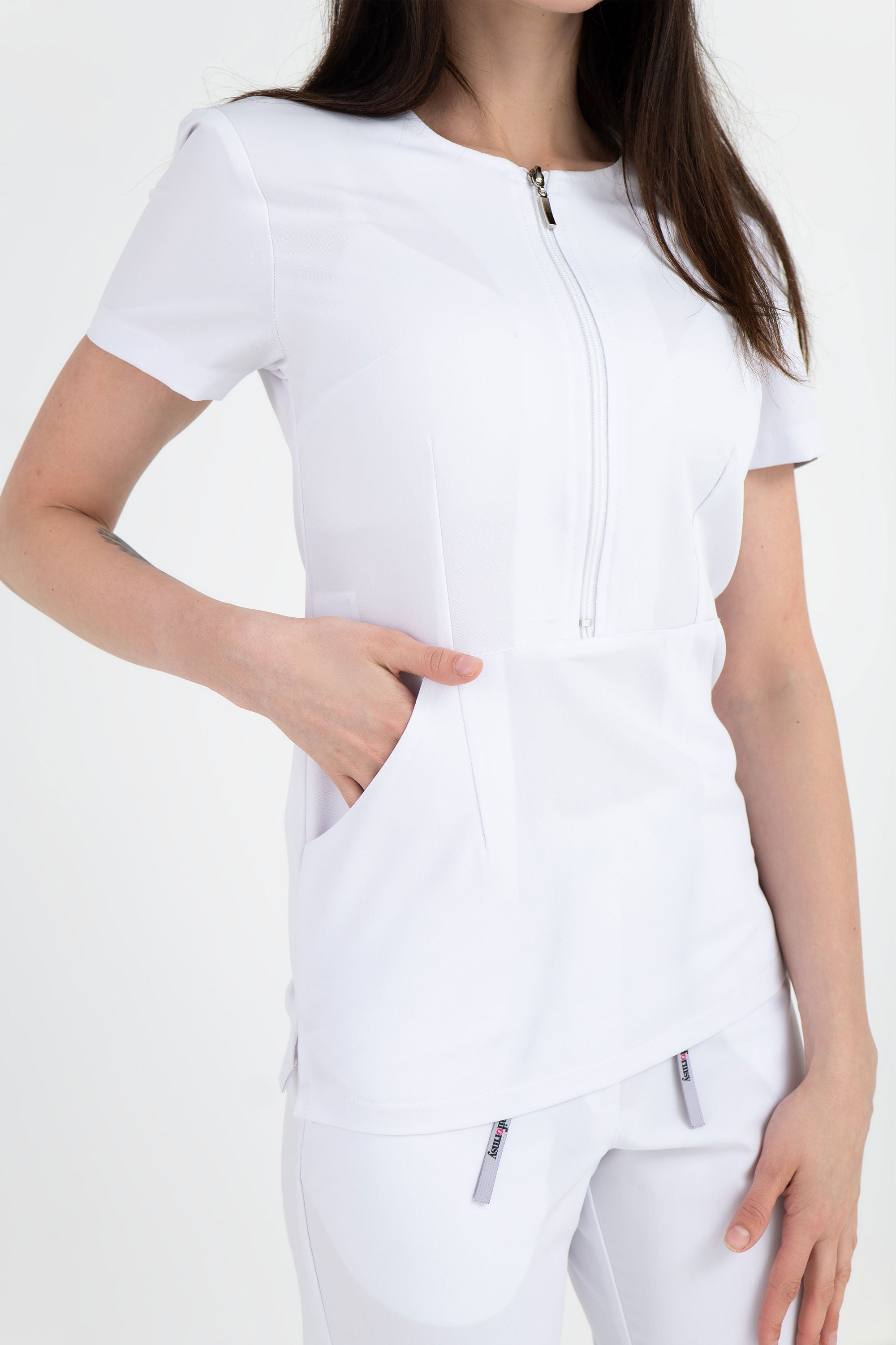 Damska bluza Linda Soft - kolor white